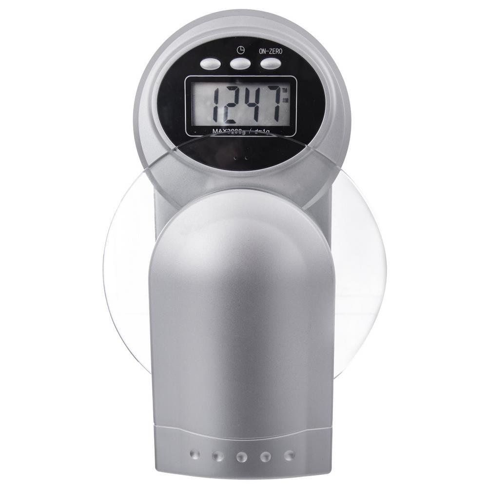 Digital kitchen scale with LCD display for accurate measurement