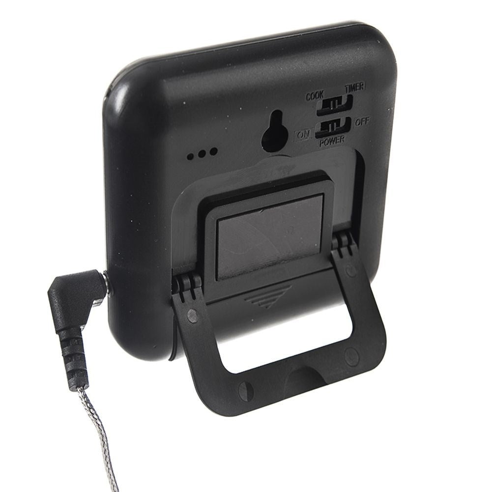 Digital kitchen thermometer with probe, display and timer
