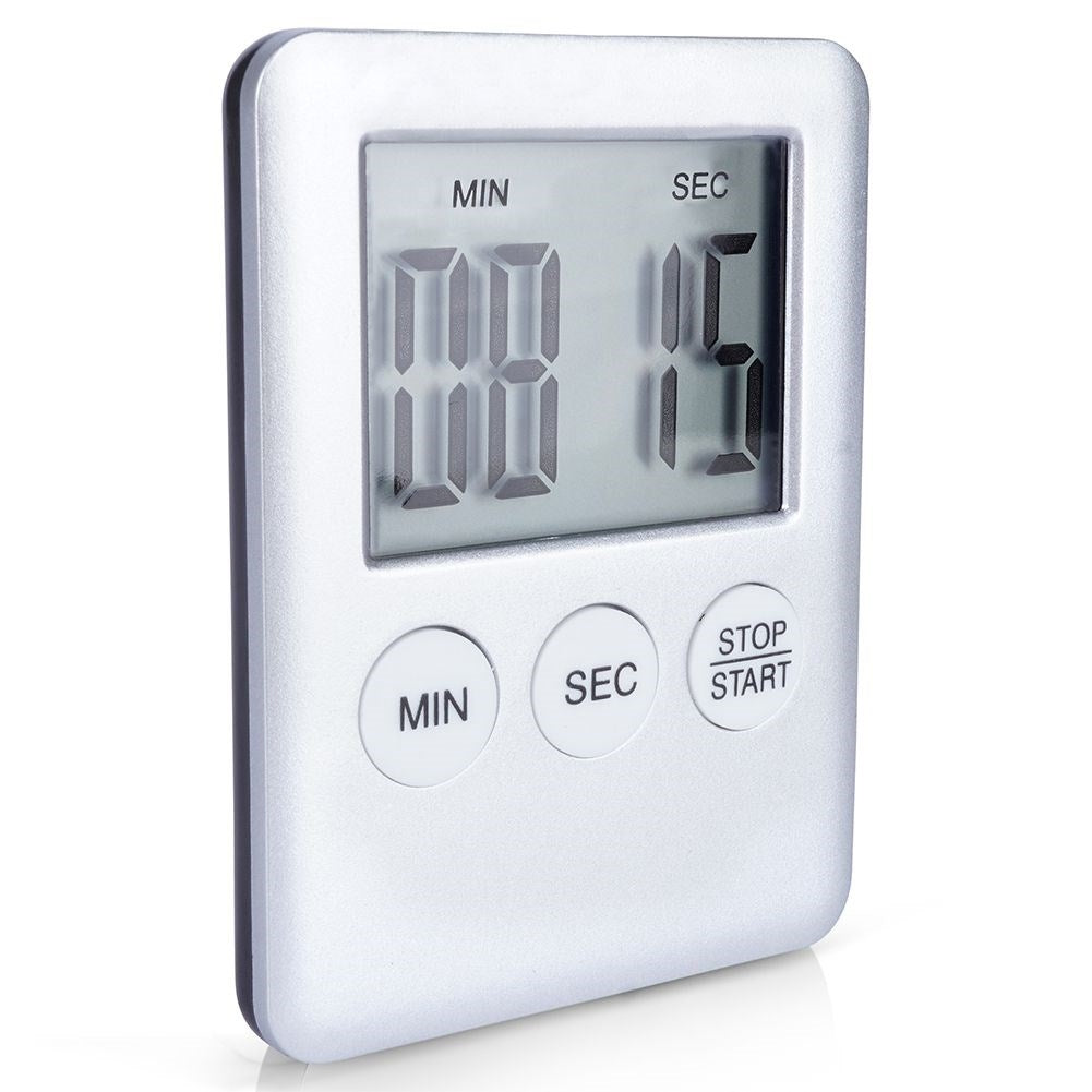 Digital kitchen timer with magnet for easy installation