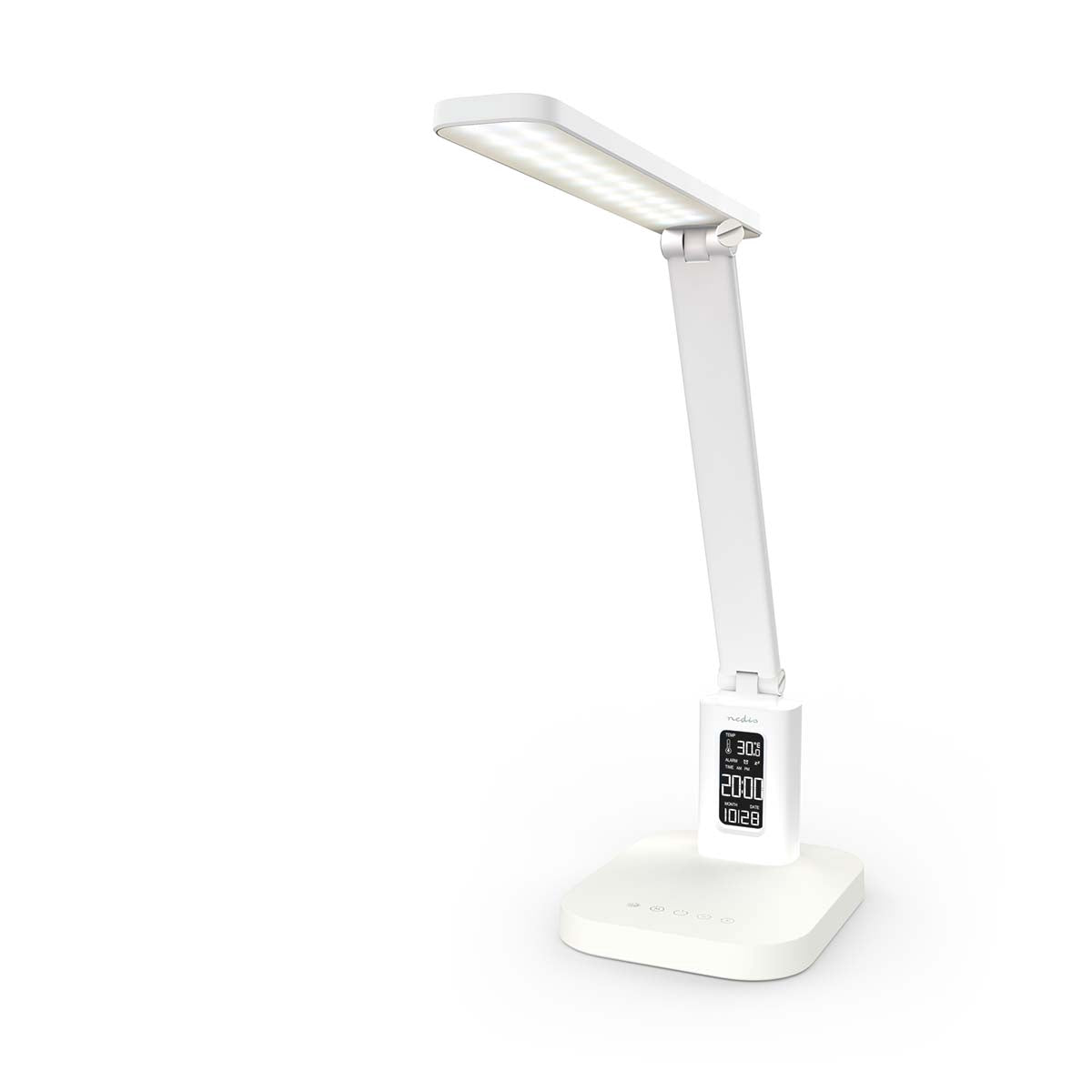 Dimmable LED Desk Lamp with Mirror, 3 Modes, Rechargeable