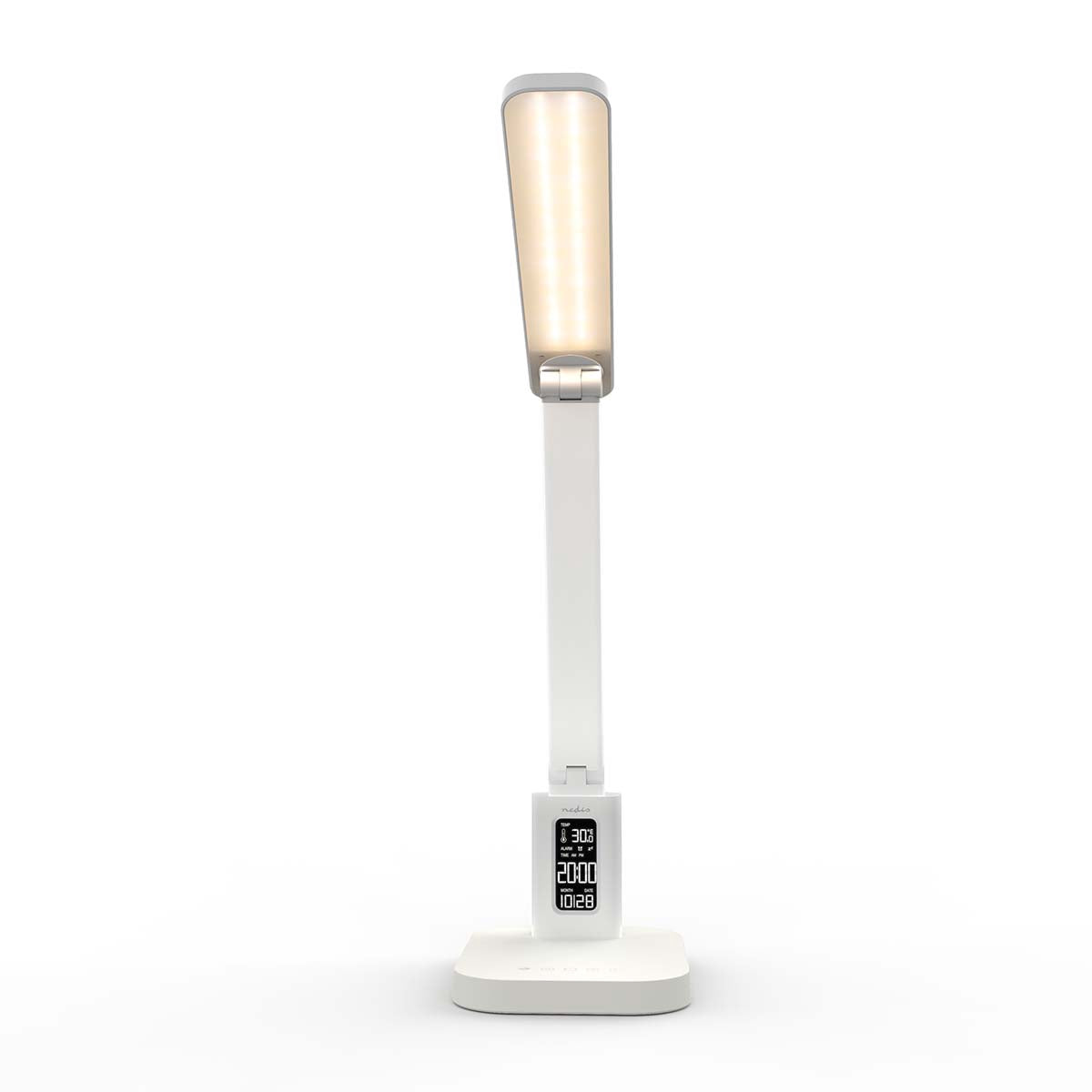 Dimmable LED Desk Lamp with Mirror, 3 Modes, Rechargeable