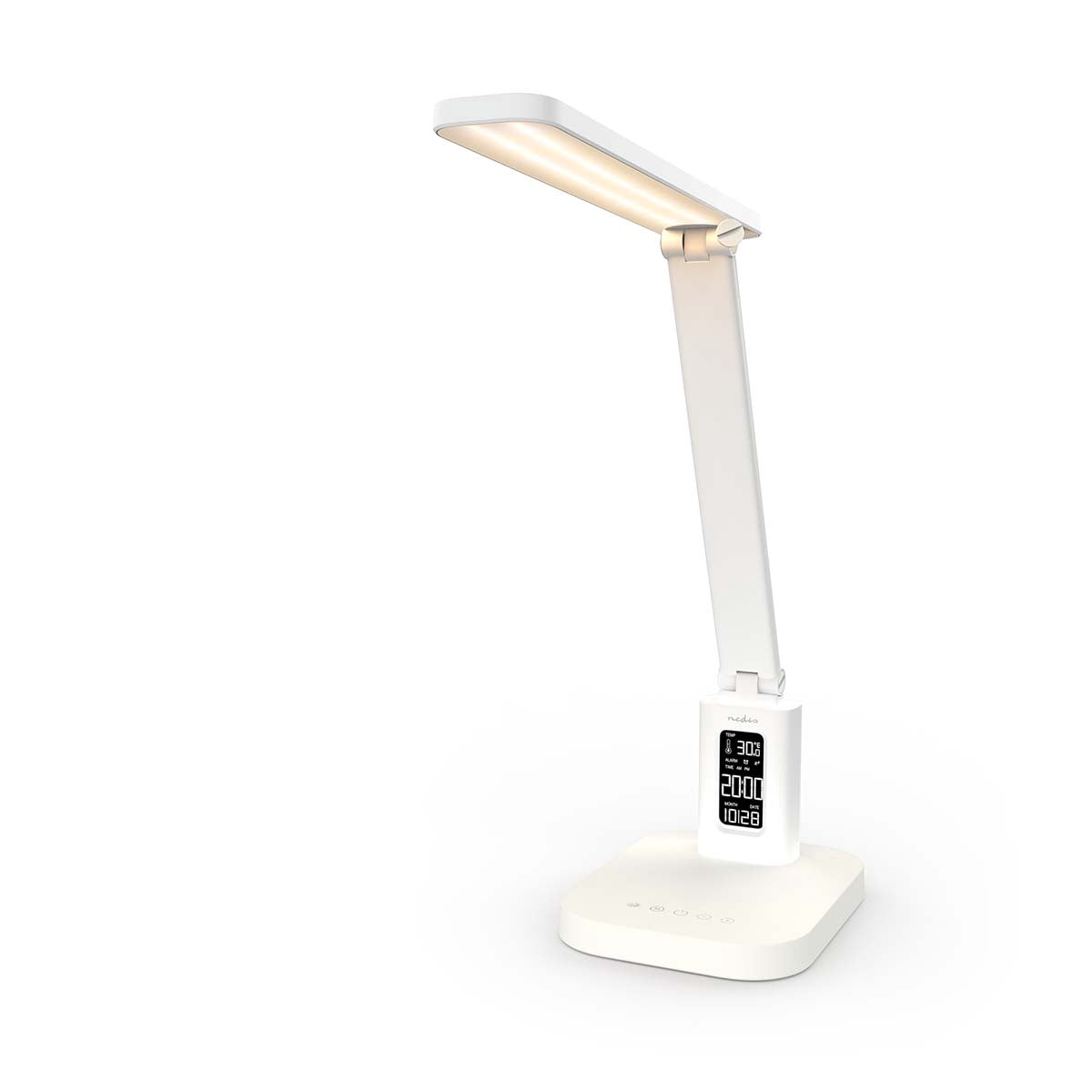 Dimmable LED Desk Lamp with Mirror, 3 Modes, Rechargeable