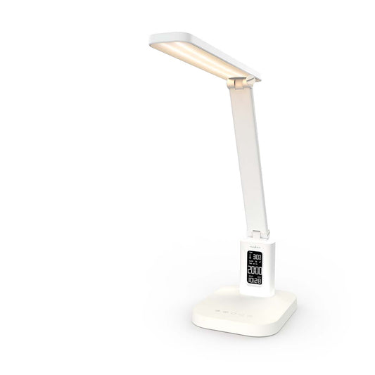 Dimmable LED Desk Lamp with Mirror, 3 Modes, Rechargeable