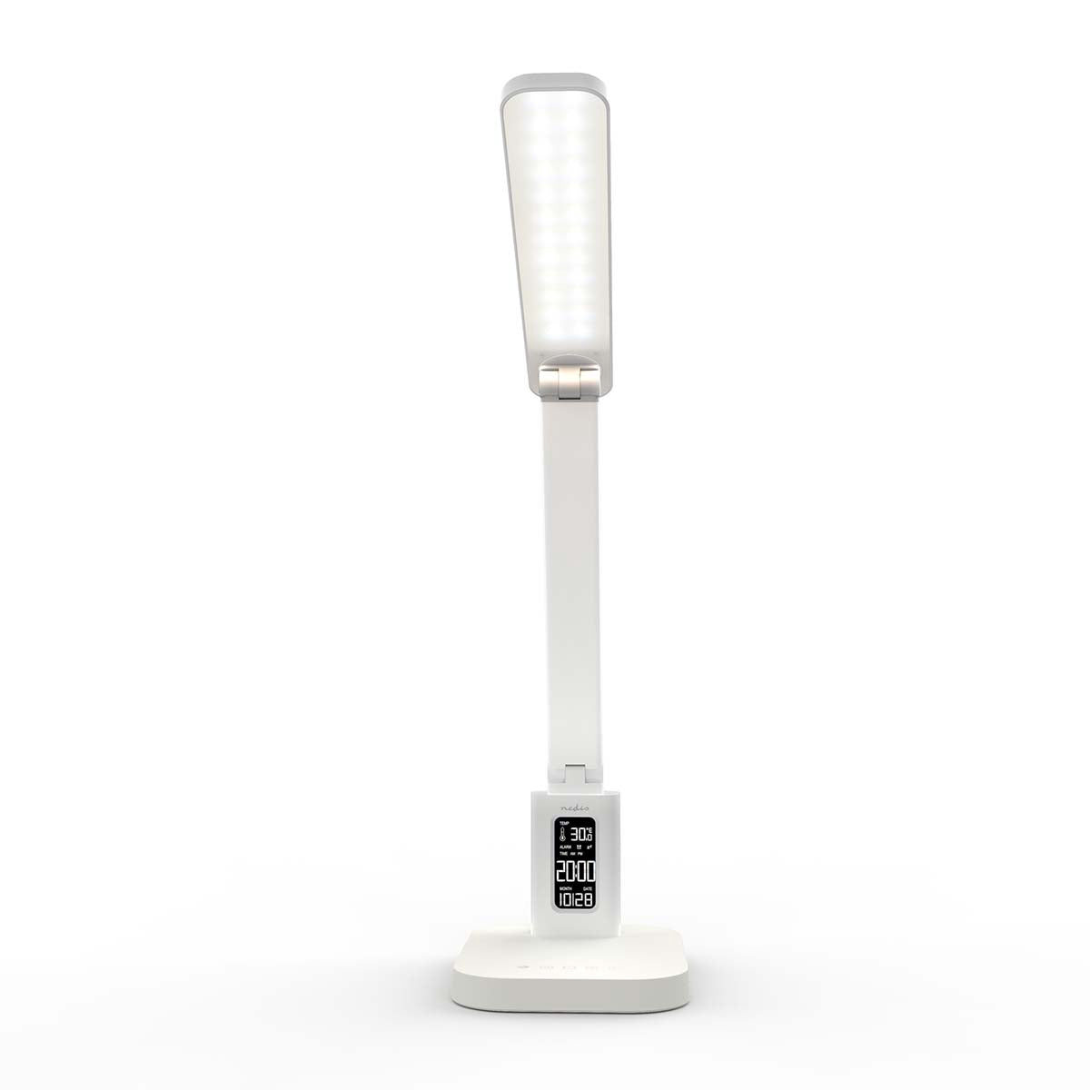 Dimmable LED Desk Lamp with Mirror, 3 Modes, Rechargeable