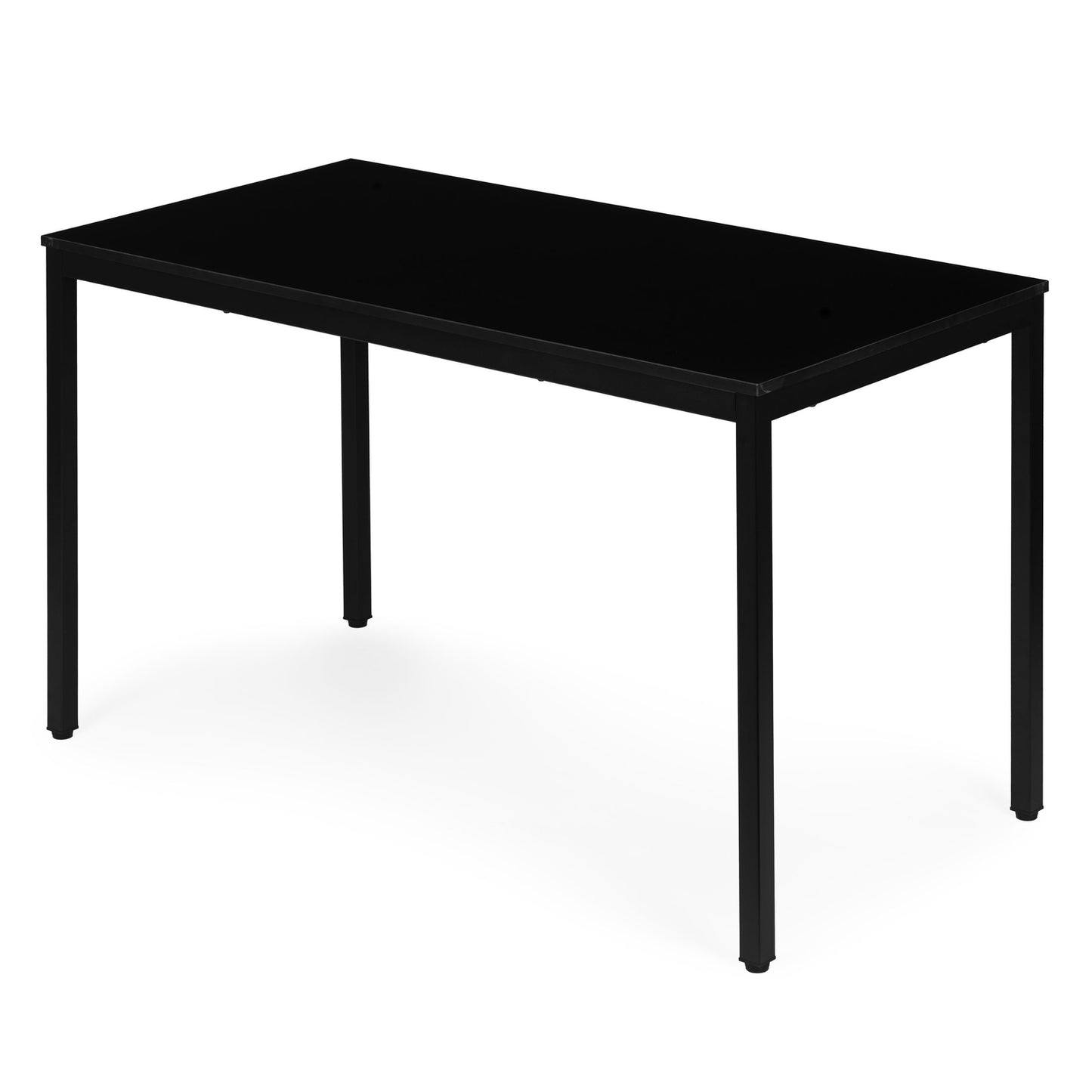 Dining Table/Desk, 120x60 cm, MDF & Metal, Black