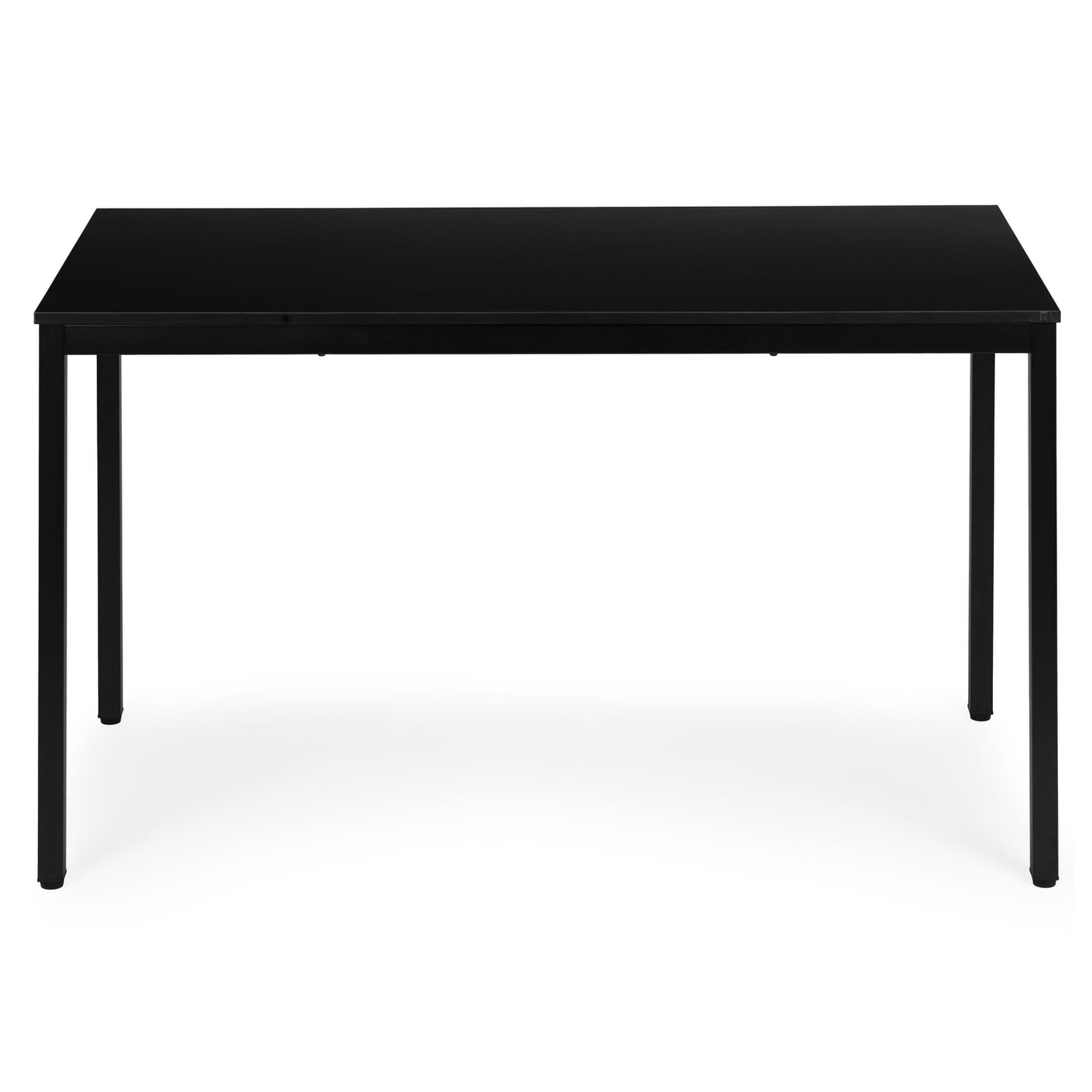 Dining Table/Desk, 120x60 cm, MDF & Metal, Black
