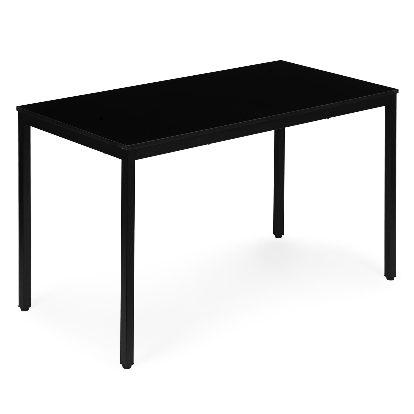 Dining Table/Desk, 120x60 cm, MDF & Metal, Black