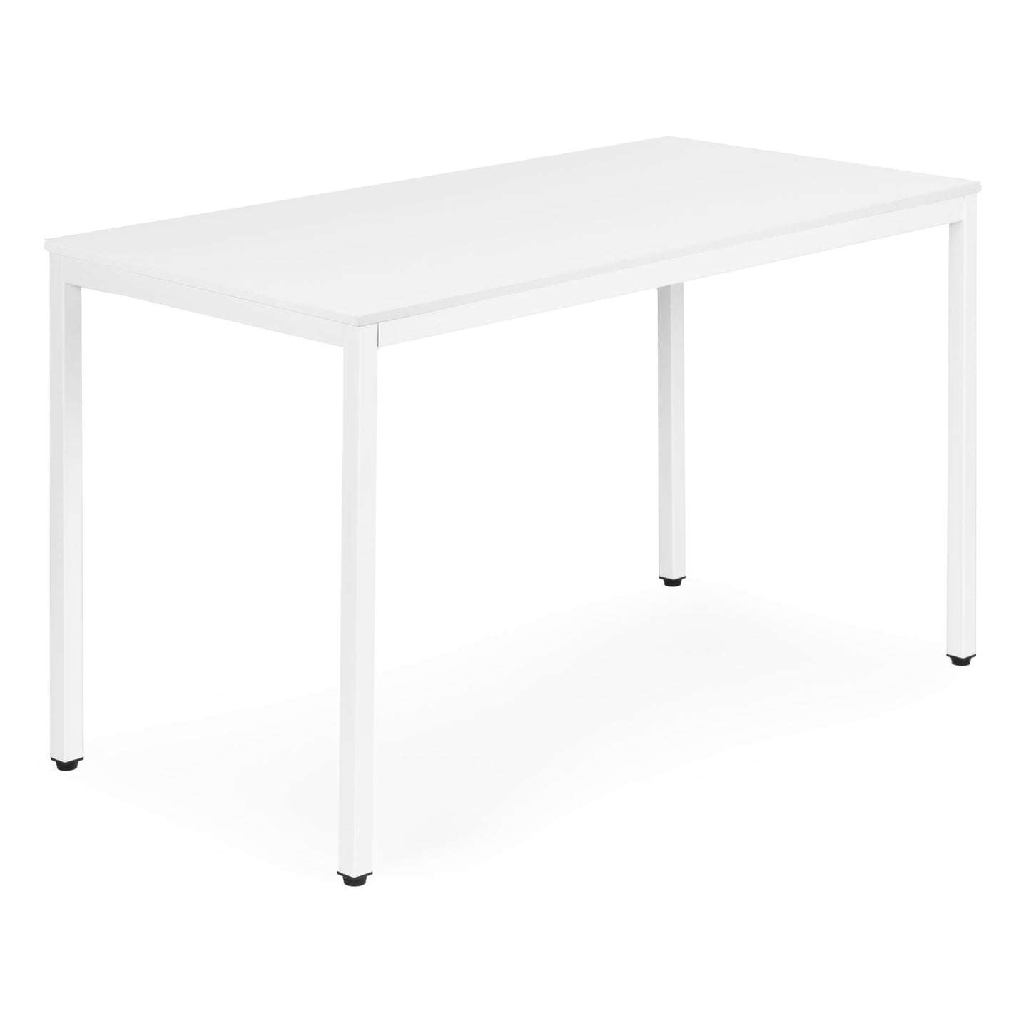 Dining Table/Desk, 120x60 cm, Seats 4-5, White MDF