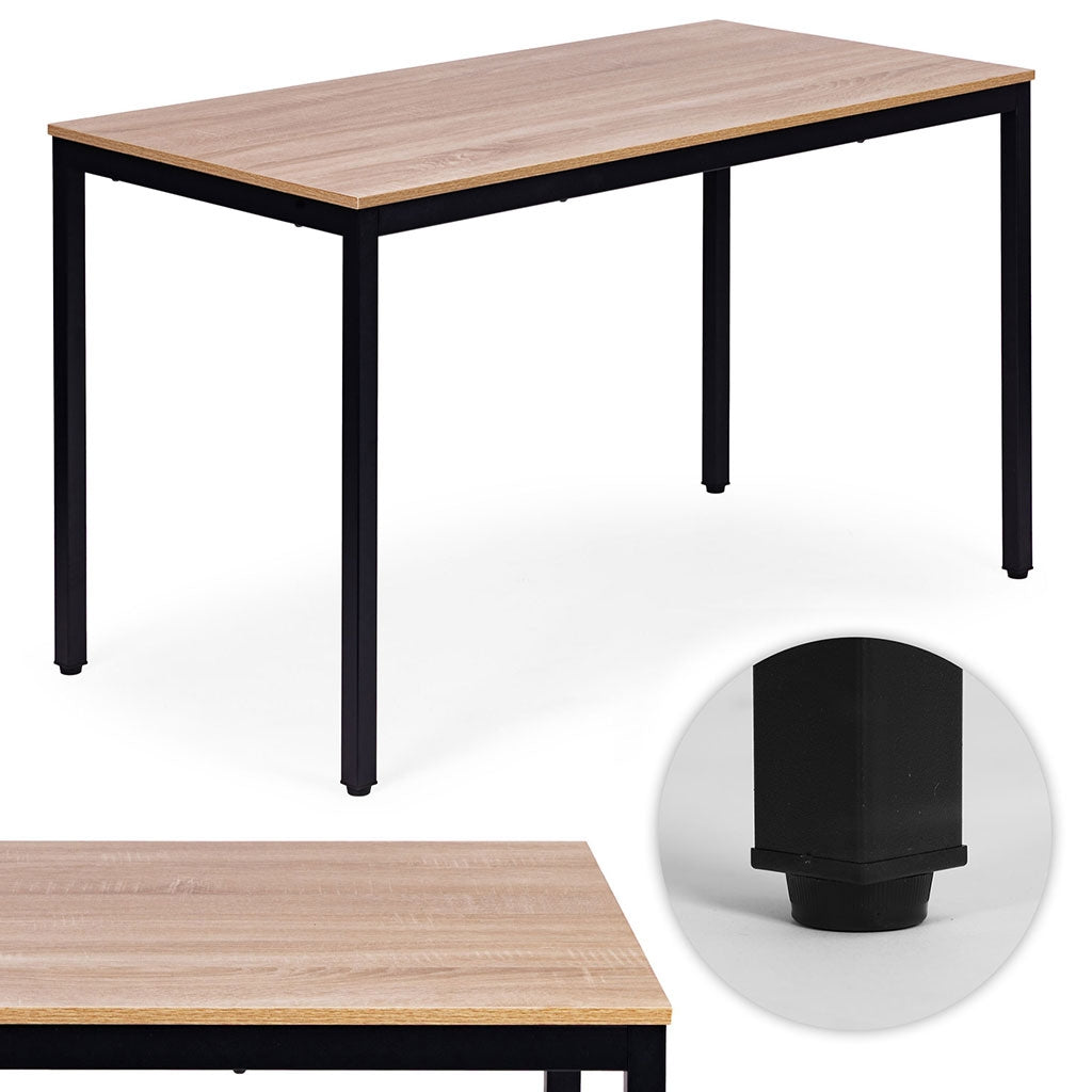 Dining Table/Desk for 4-5, 120x60 cm MDF, Metal Frame