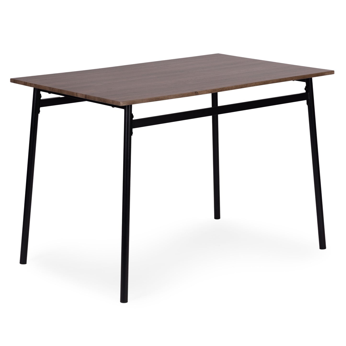 Dining Table Set with 4 Chairs, MDF & Steel