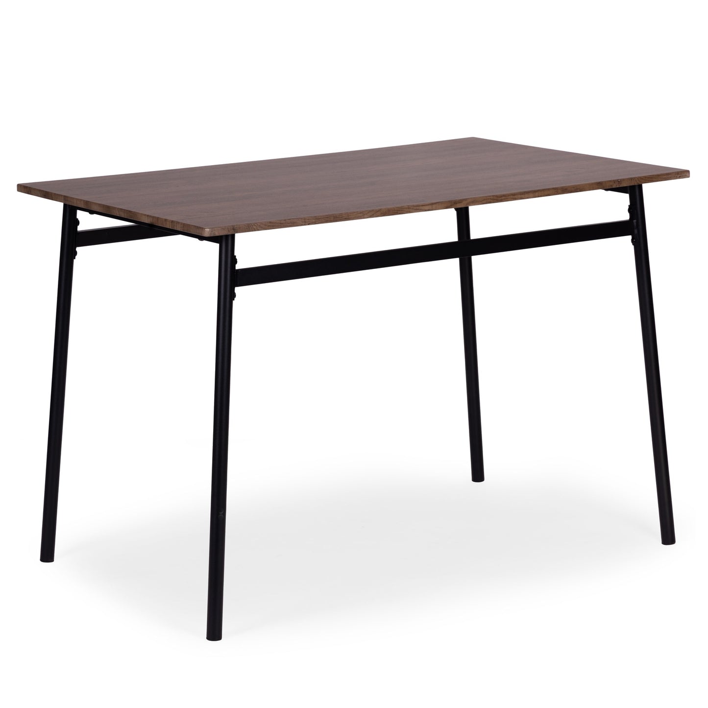 Dining Table Set with 4 Chairs, MDF & Steel