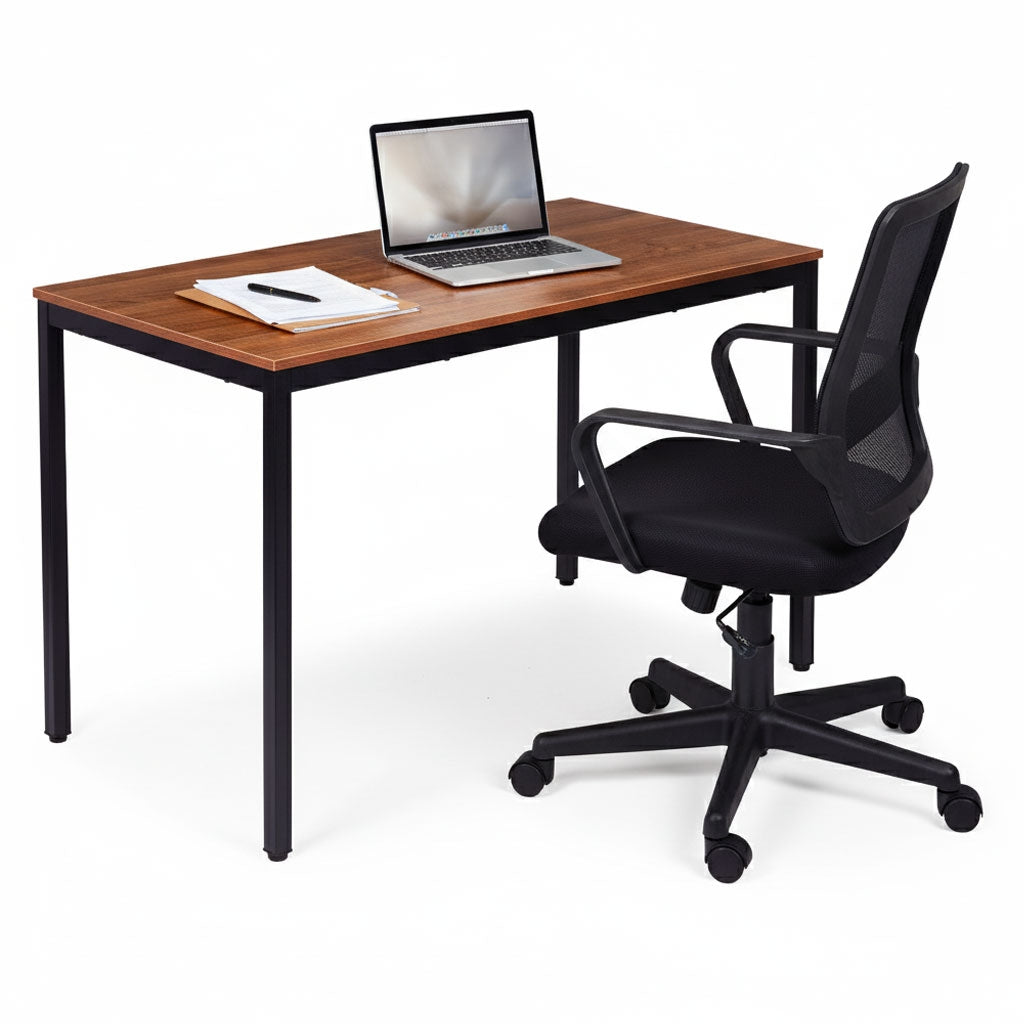 Dining Table or Desk, 120x60 cm, MDF & Metal Frame