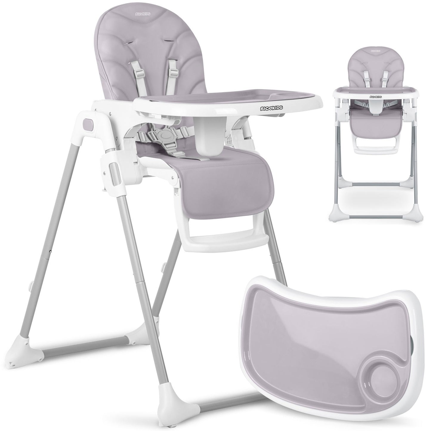Dining chair Ricokids Tulo - Lavender