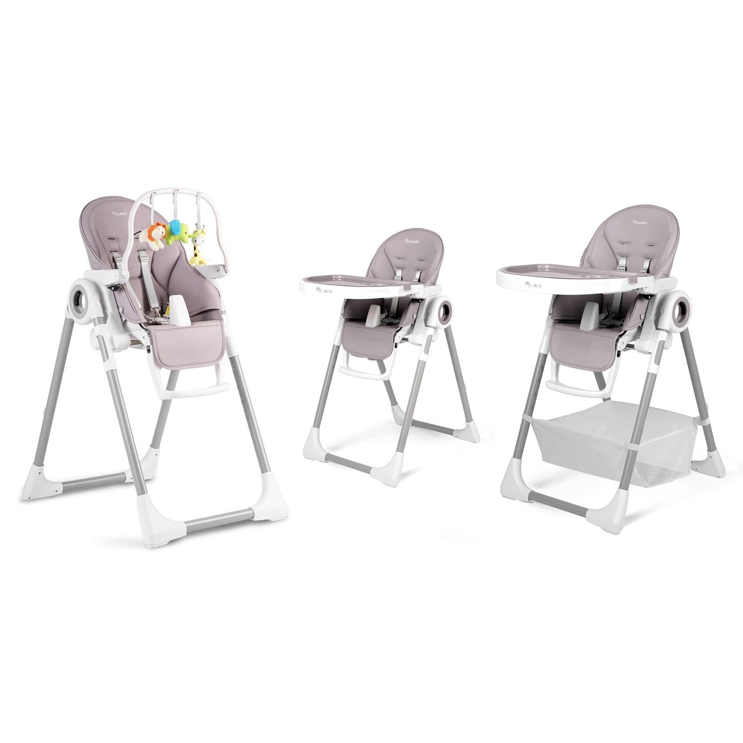 Dining chair with table Nukido Belo Light purple