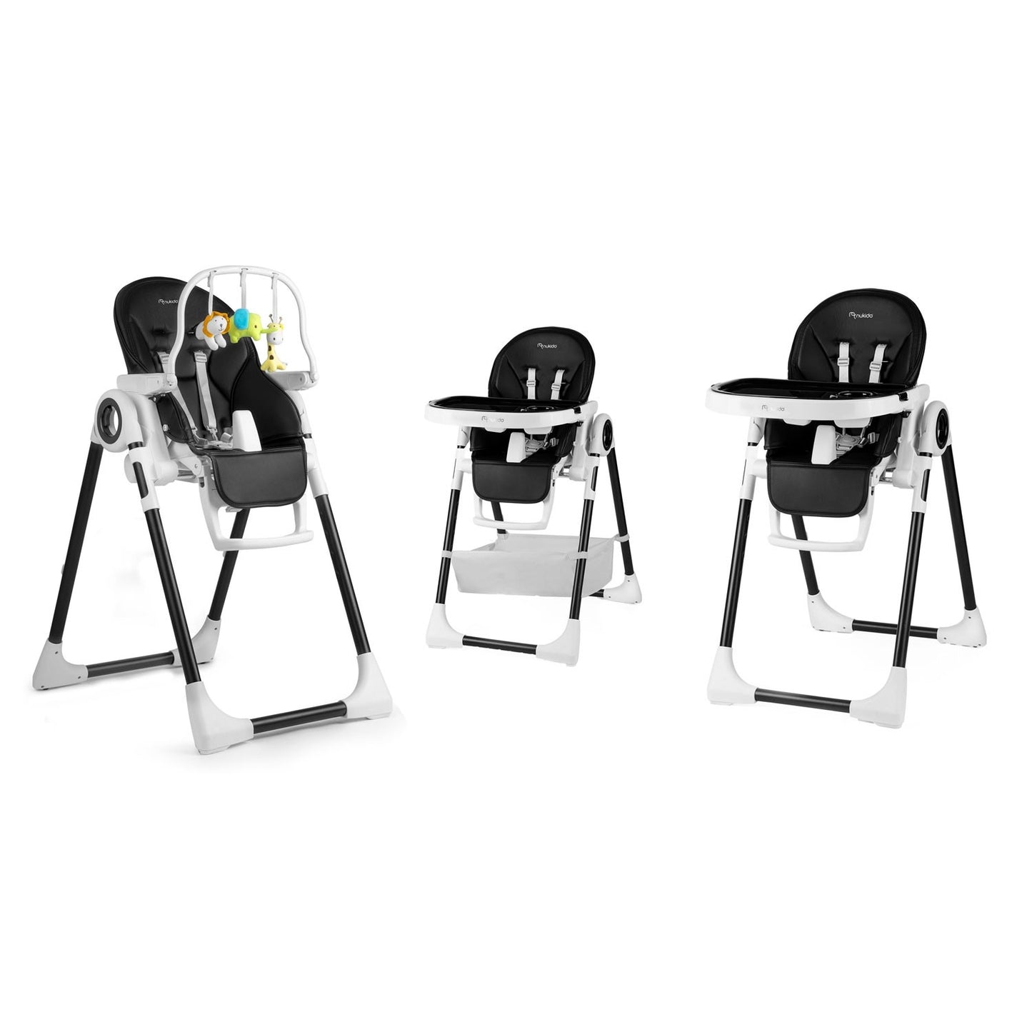 Dining chair with table Nukido Belo black