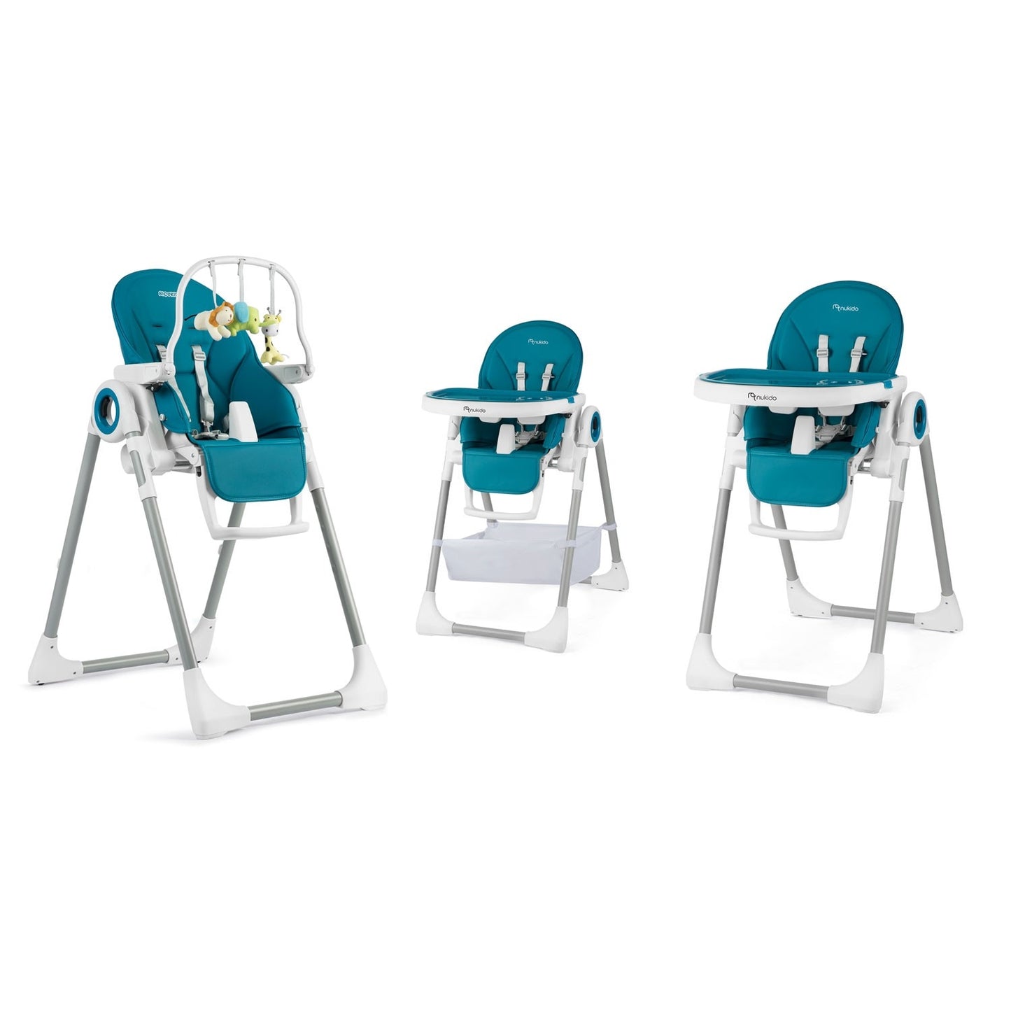 Dining chair with table and lounger Belo, dark blue