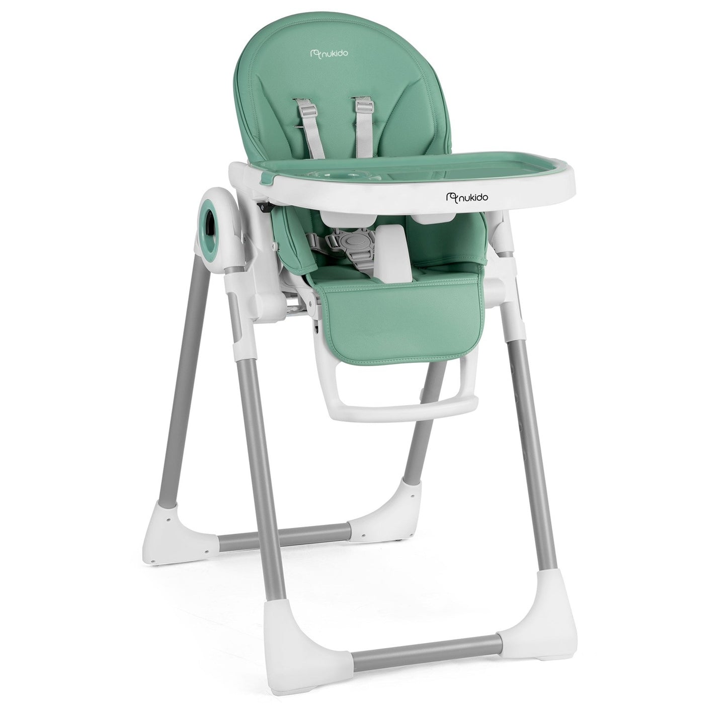 Dining chair with table and lying position Belo green