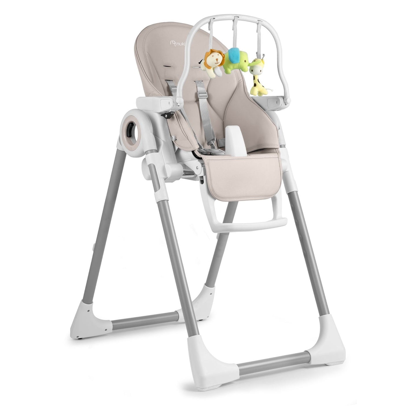 Dining chair with table, gray Belo rocking chair + toy arch