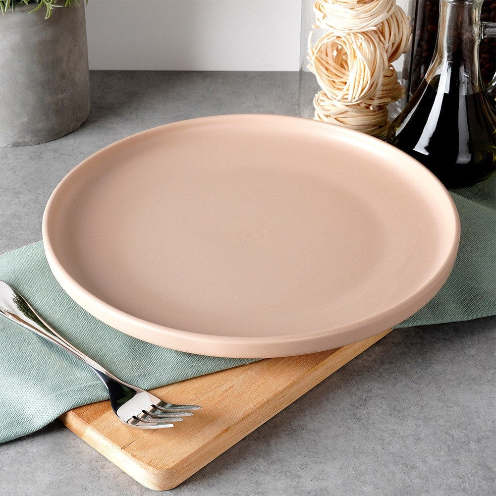 Dinner plate ceramic beige SOHO 27 cm