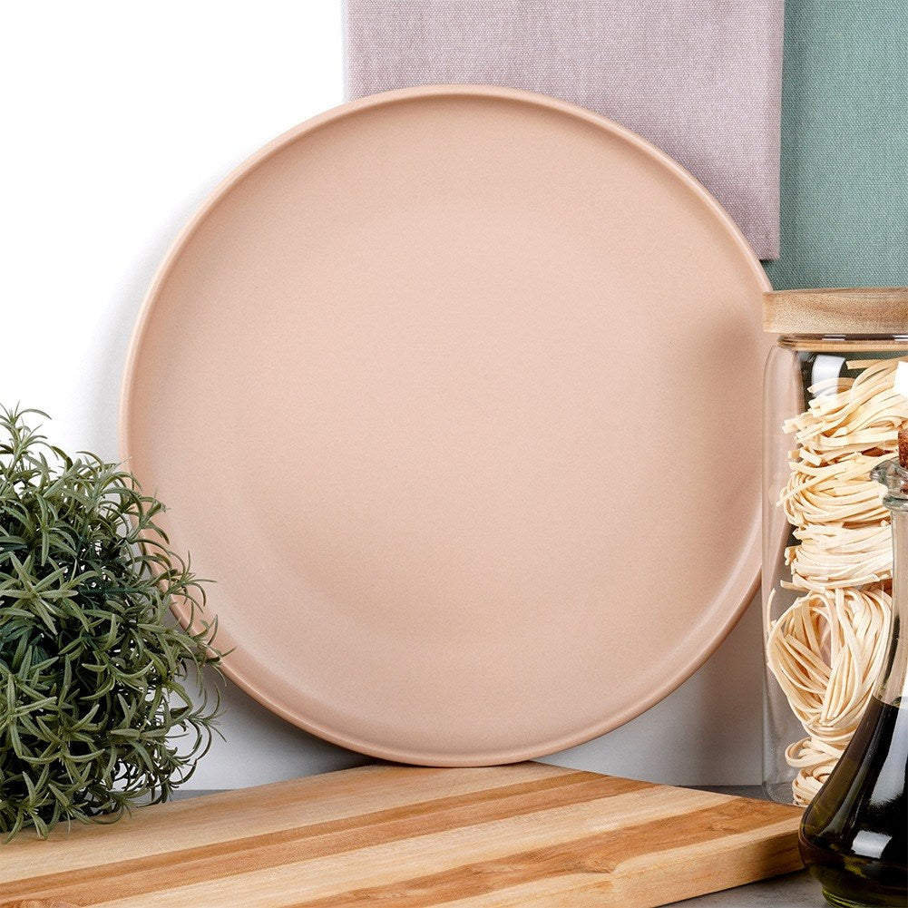 Dinner plate ceramic beige SOHO 27 cm
