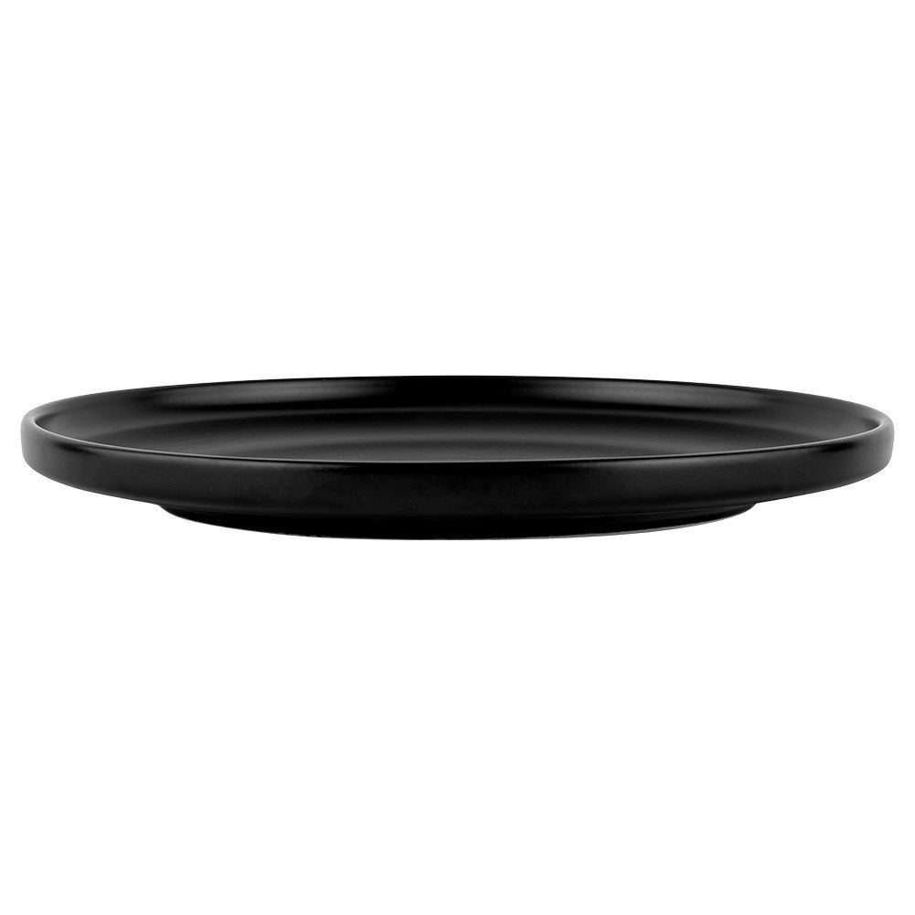Dinner plate ceramic tiles black SOHO 27 cm