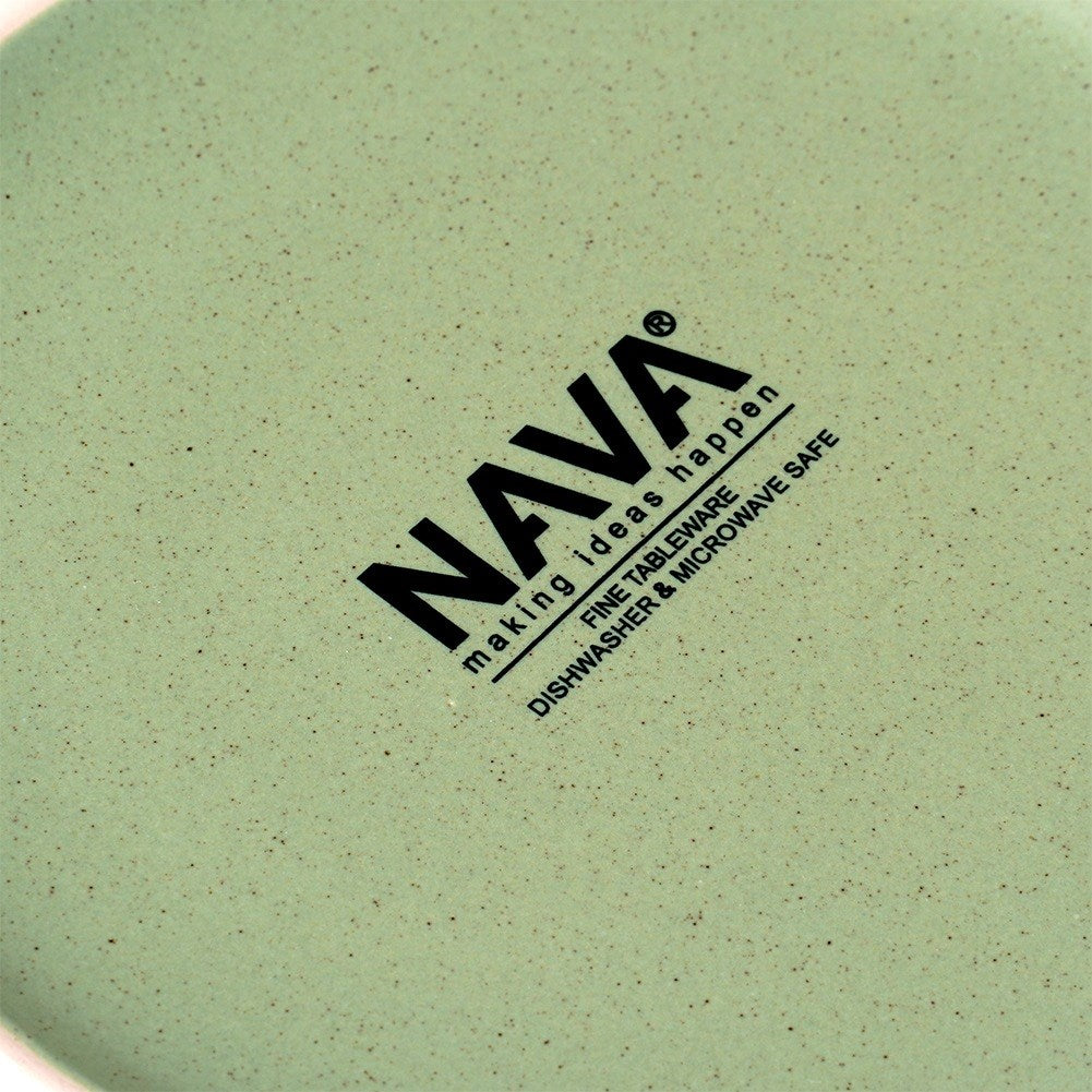 Dinner plate ceramic tiles green ARTHENA GREEN 27 cm