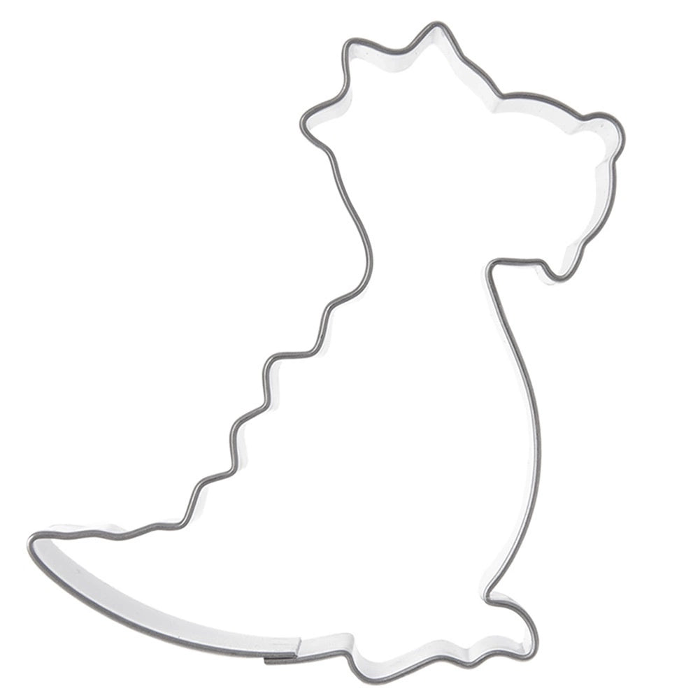 Dinosaur Cookie Cutter, Stainless Steel, 6.5 cm