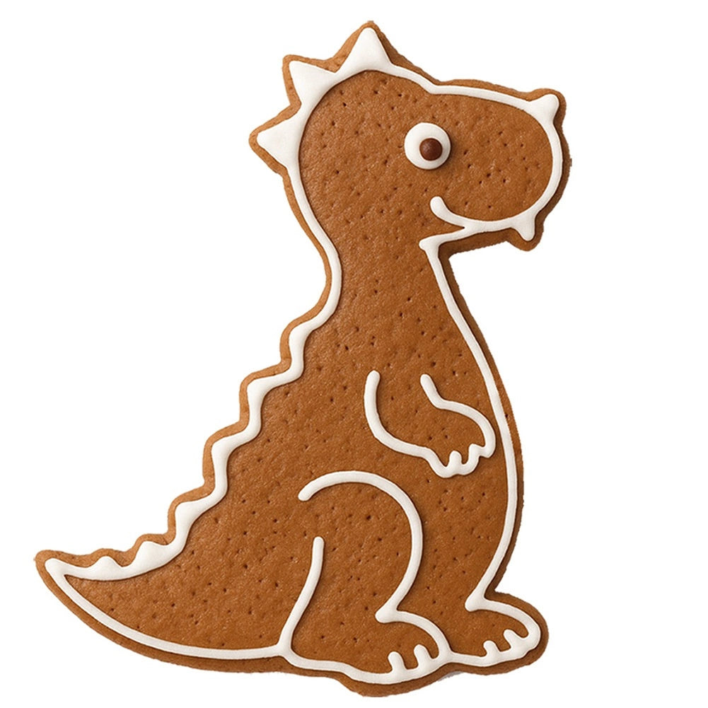 Dinosaur Cookie Cutter, Stainless Steel, 6.5 cm