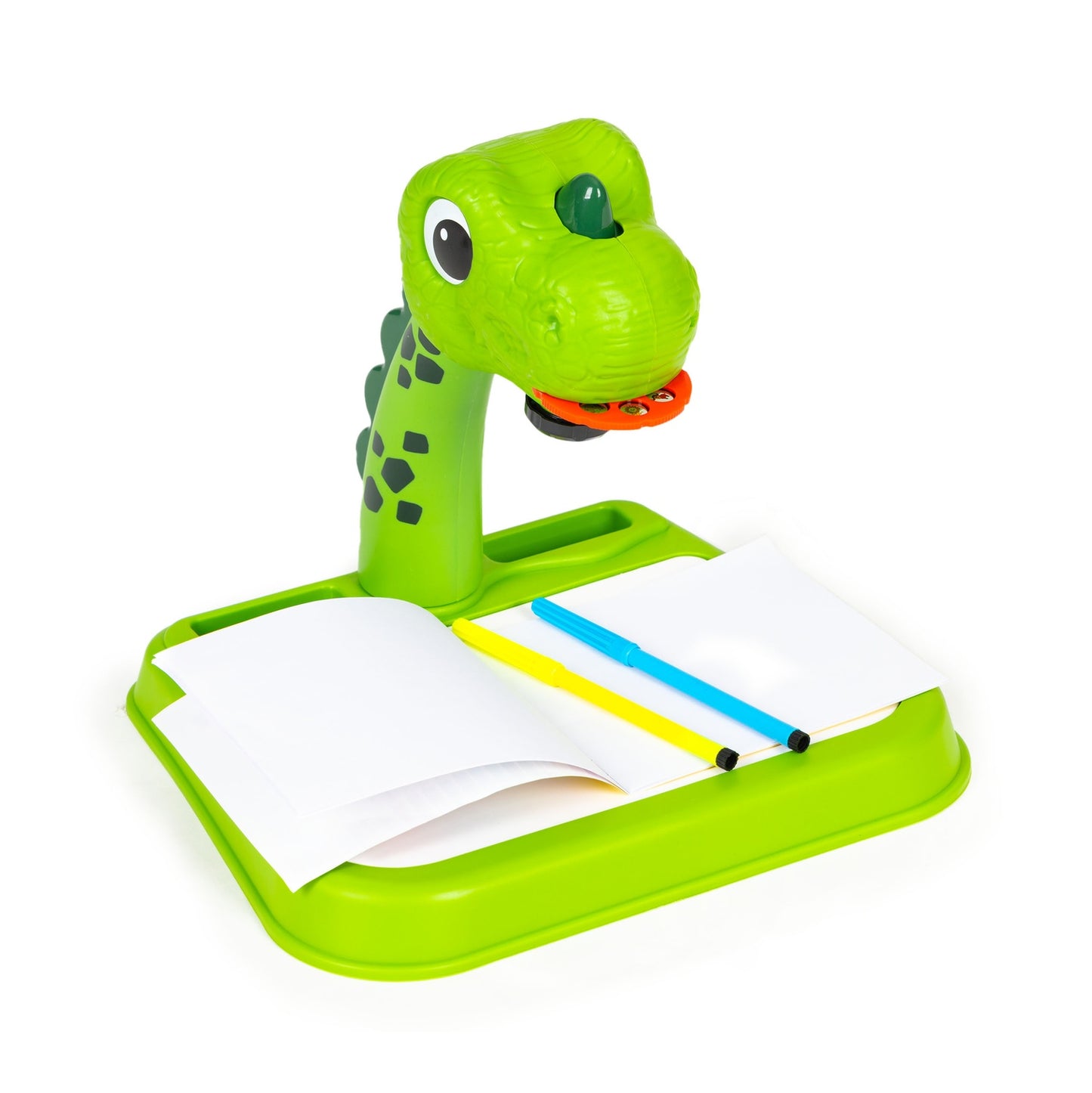 Dinosaur drawing board projector, 12 markers, 24 patterns
