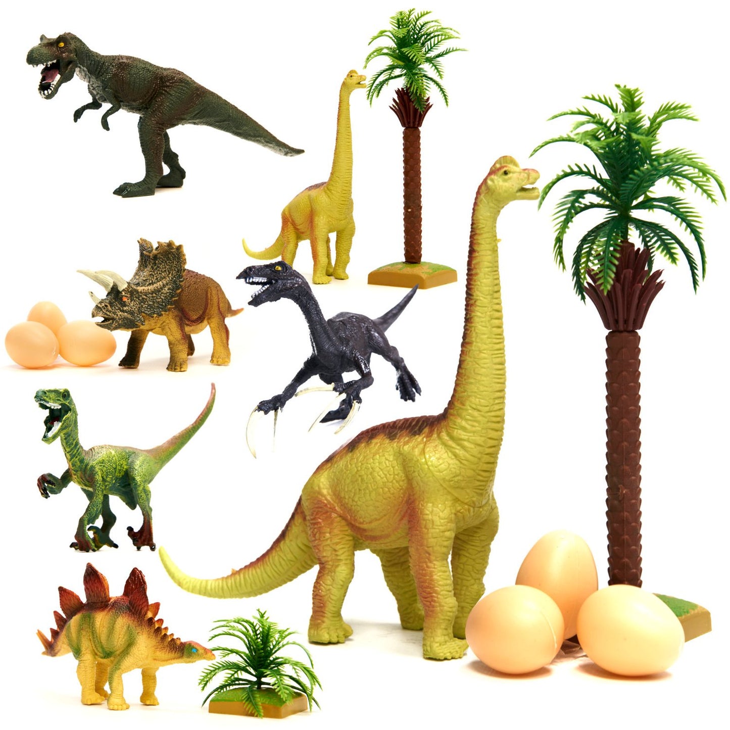 Dinosaurs figures set 14el.