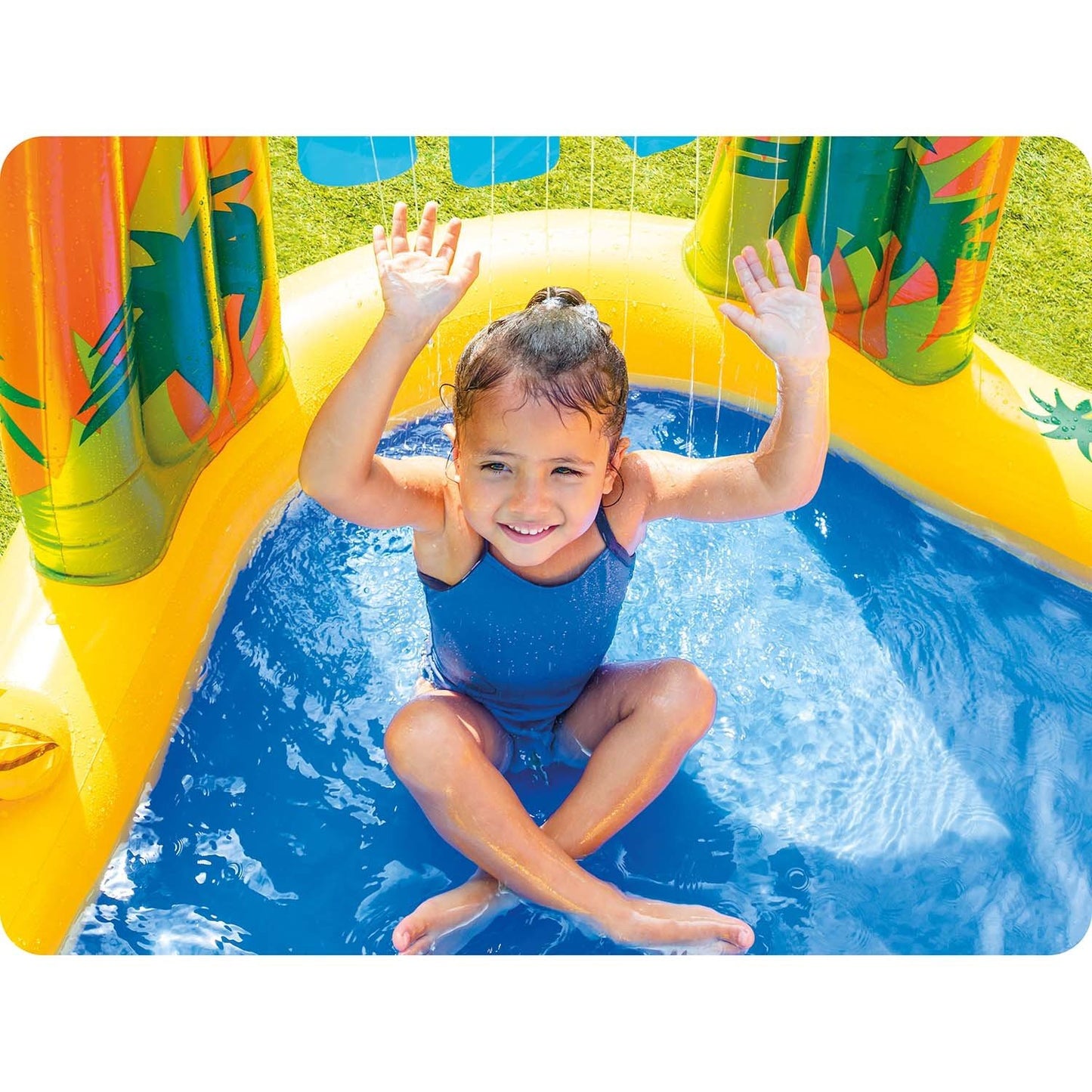 Dinosaurs playground with slide 249 x 191 x 109 cm INTEX 57444