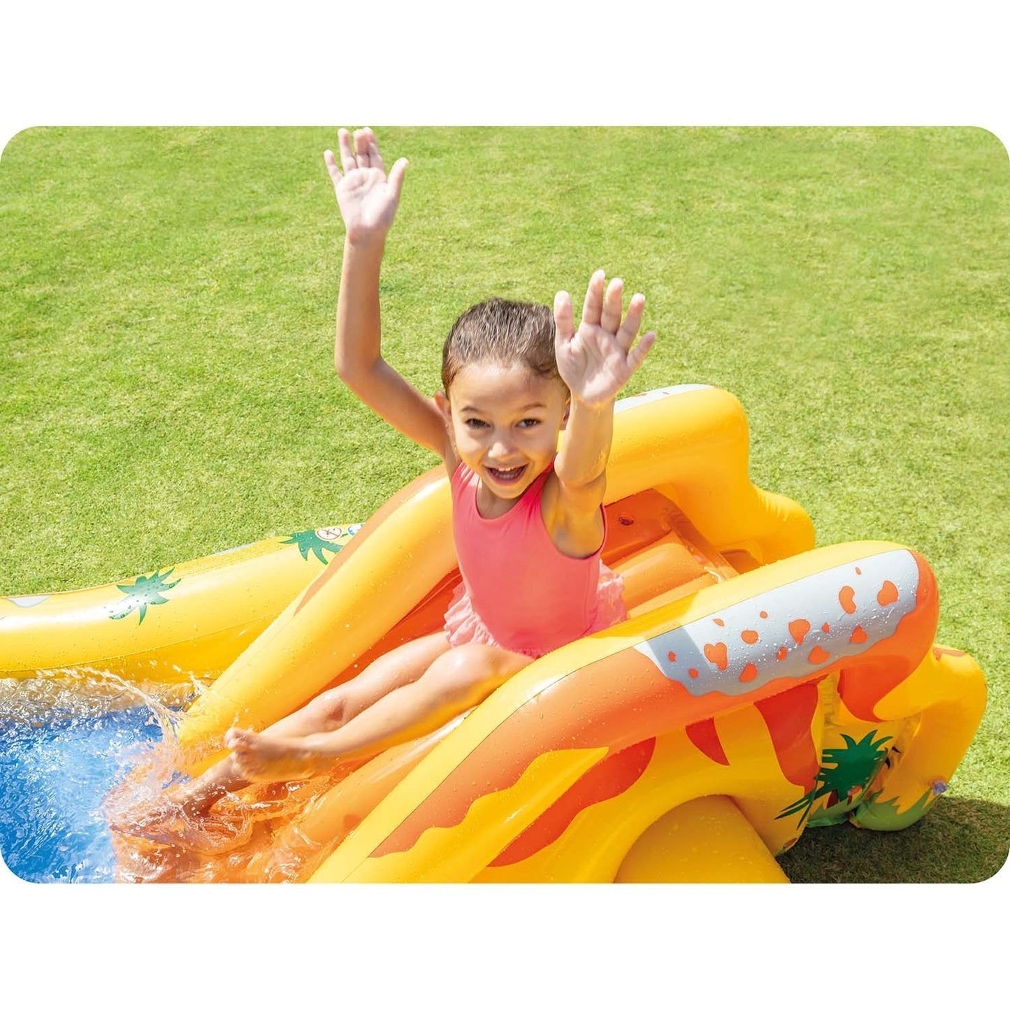 Dinosaurs playground with slide 249 x 191 x 109 cm INTEX 57444