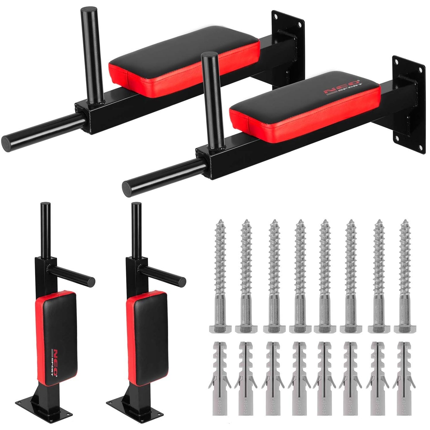 Dips and Pull-up bar for wall mounting NS-318