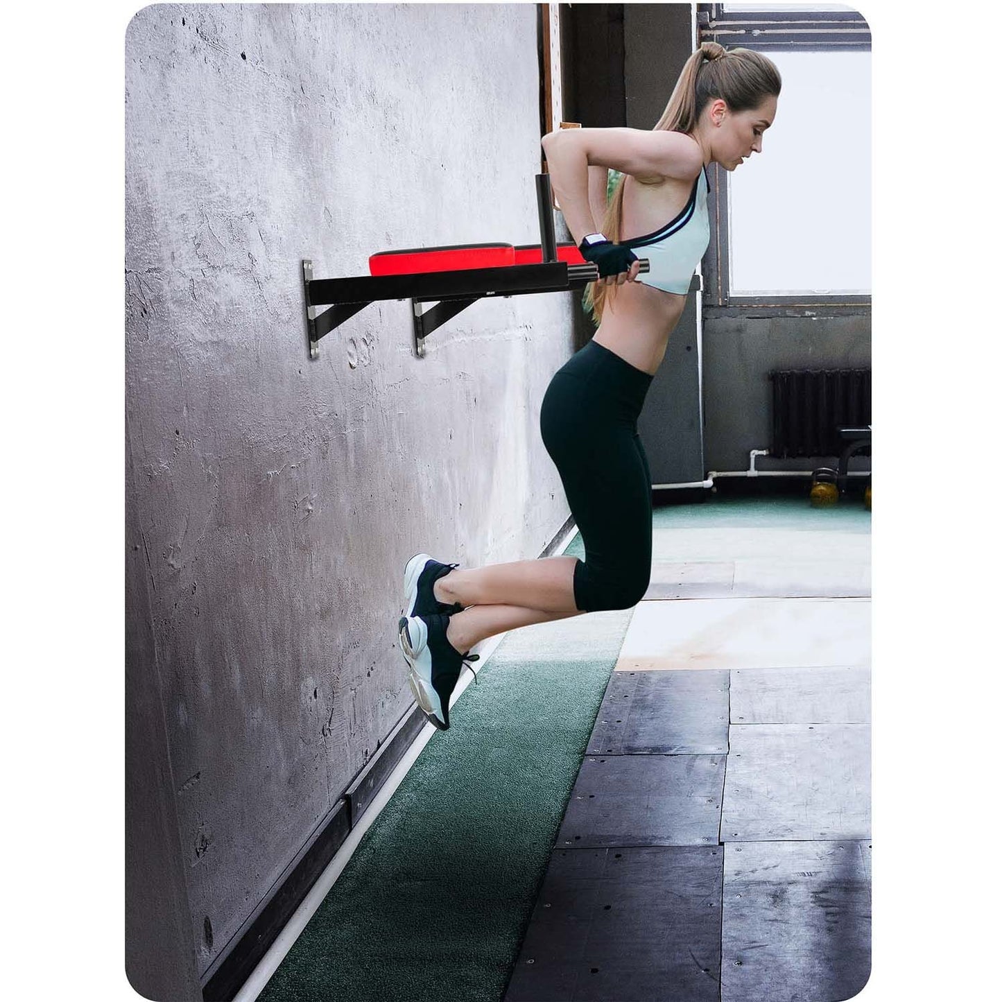 Dips and Pull-up bar for wall mounting NS-318