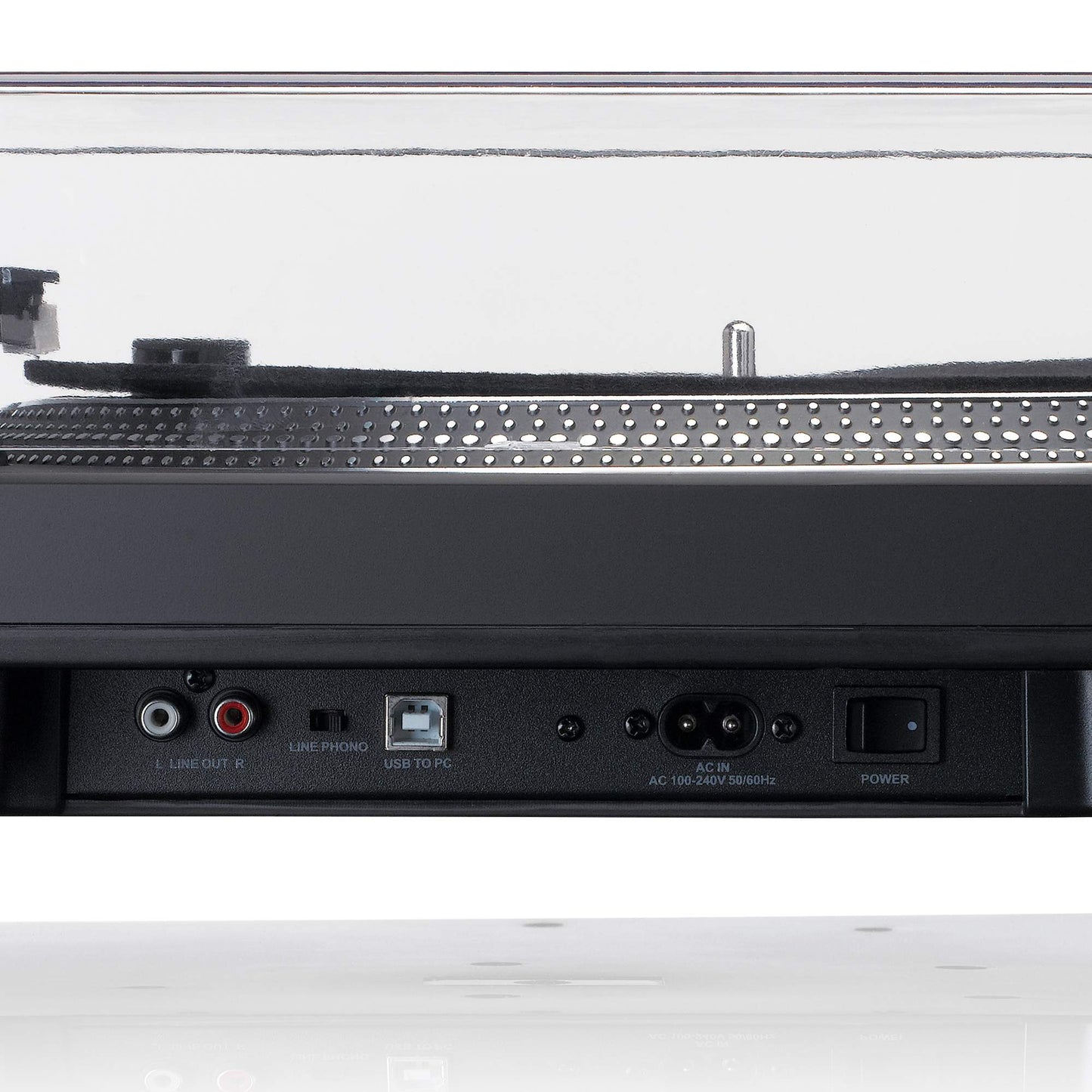 Direct Drive Turntable with USB Encoding, Black