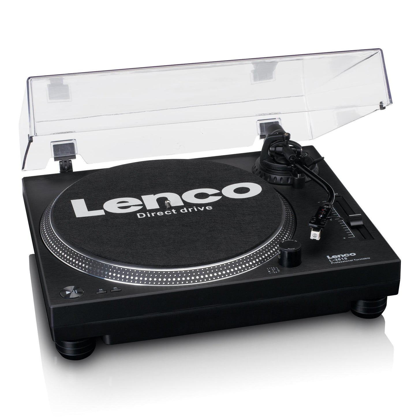 Direct Drive Turntable with USB Encoding, Black