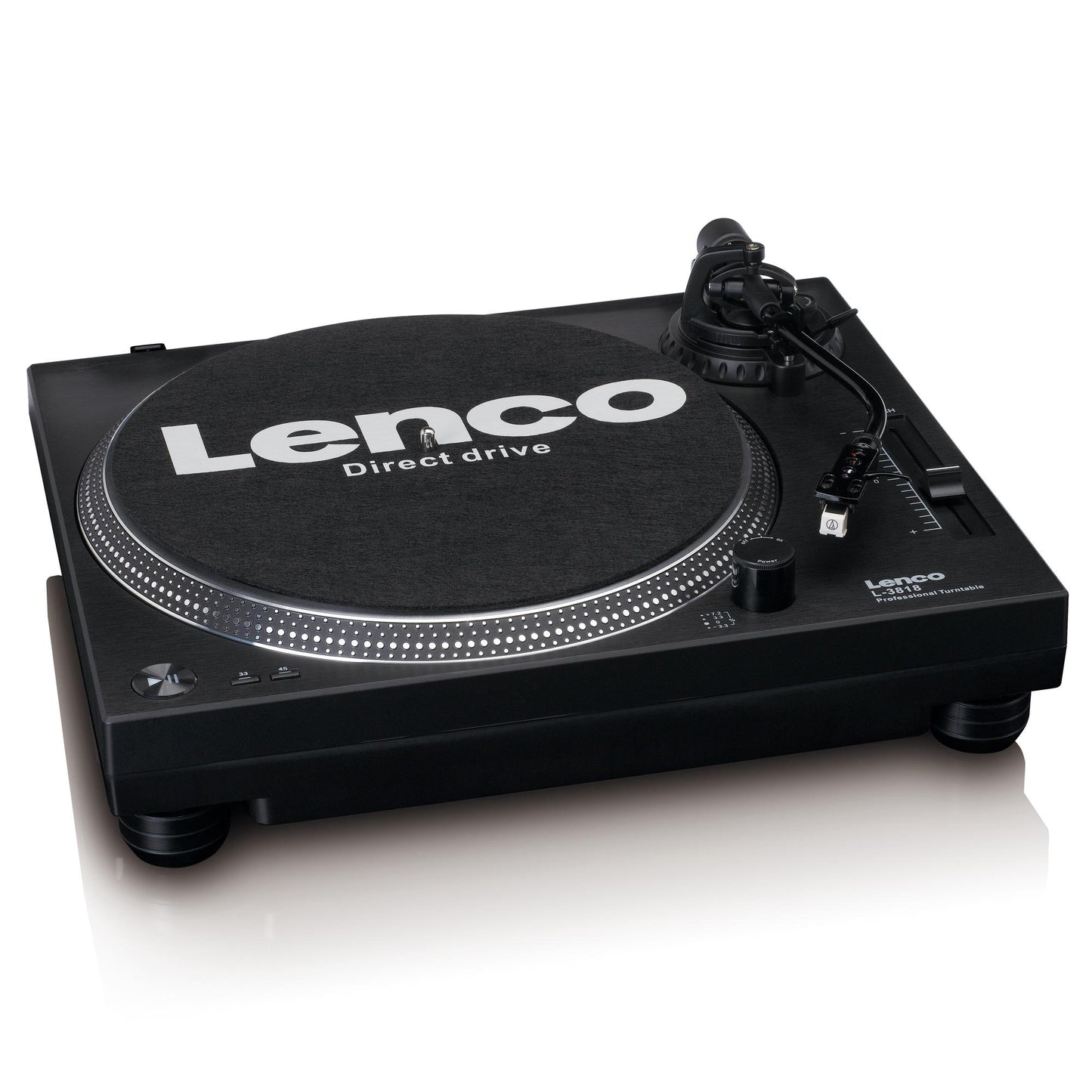 Direct Drive Turntable with USB Encoding, Black