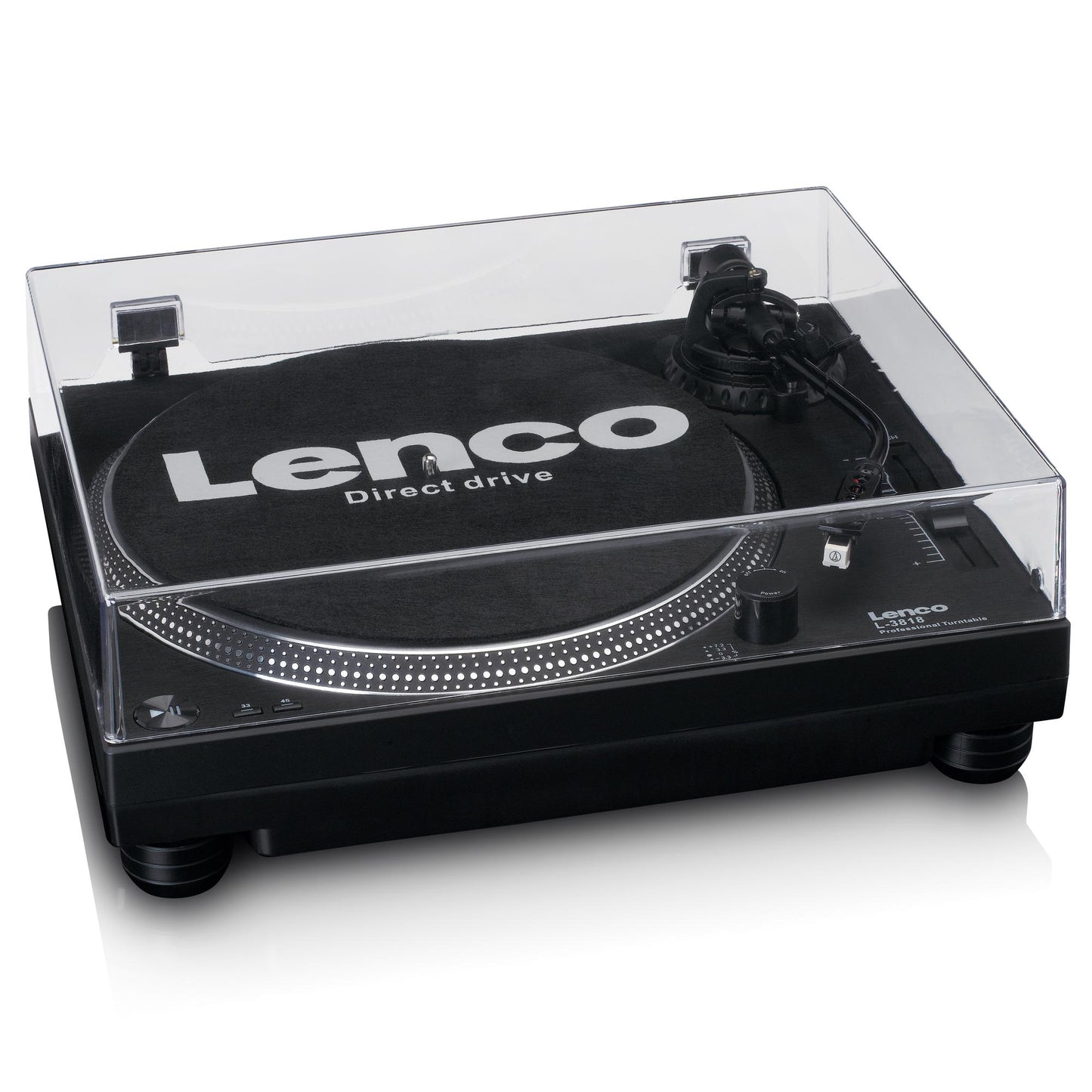 Direct Drive Turntable with USB Encoding, Black
