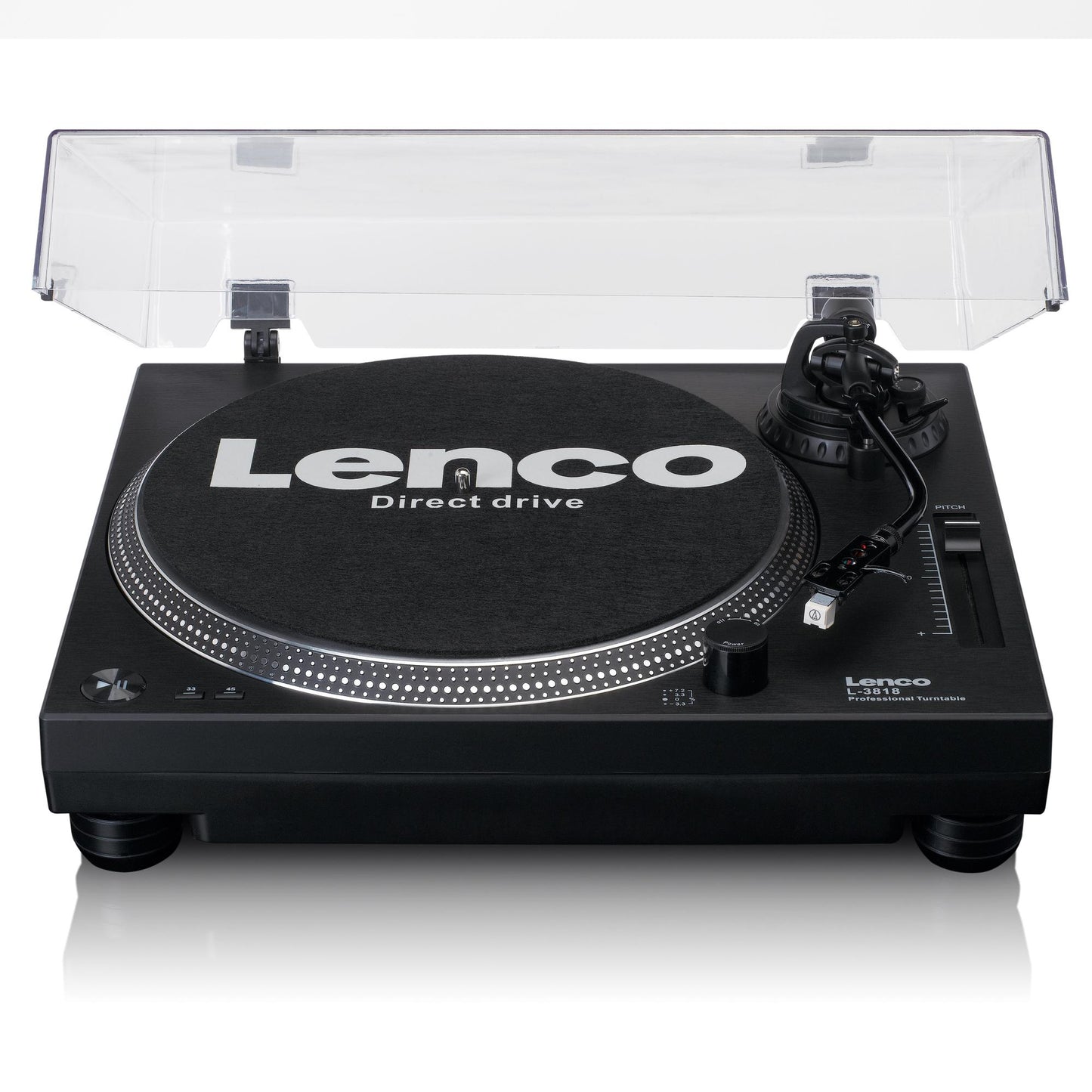 Direct Drive Turntable with USB Encoding, Black