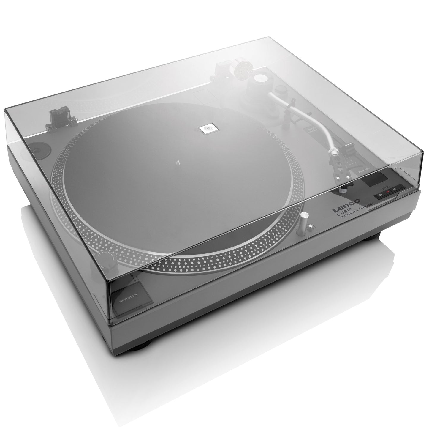 Direct Drive Turntable with USB Recording, Grey