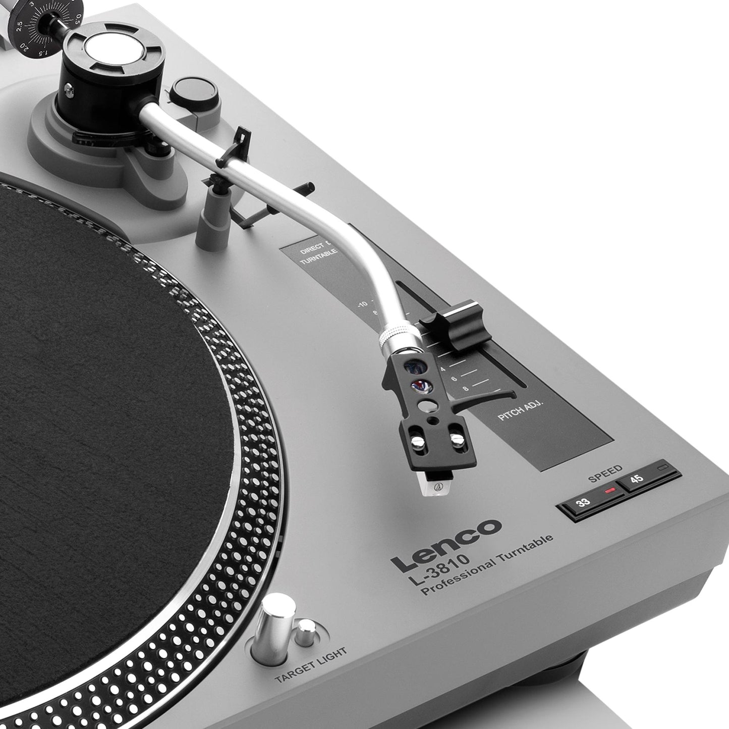 Direct Drive Turntable with USB Recording, Grey