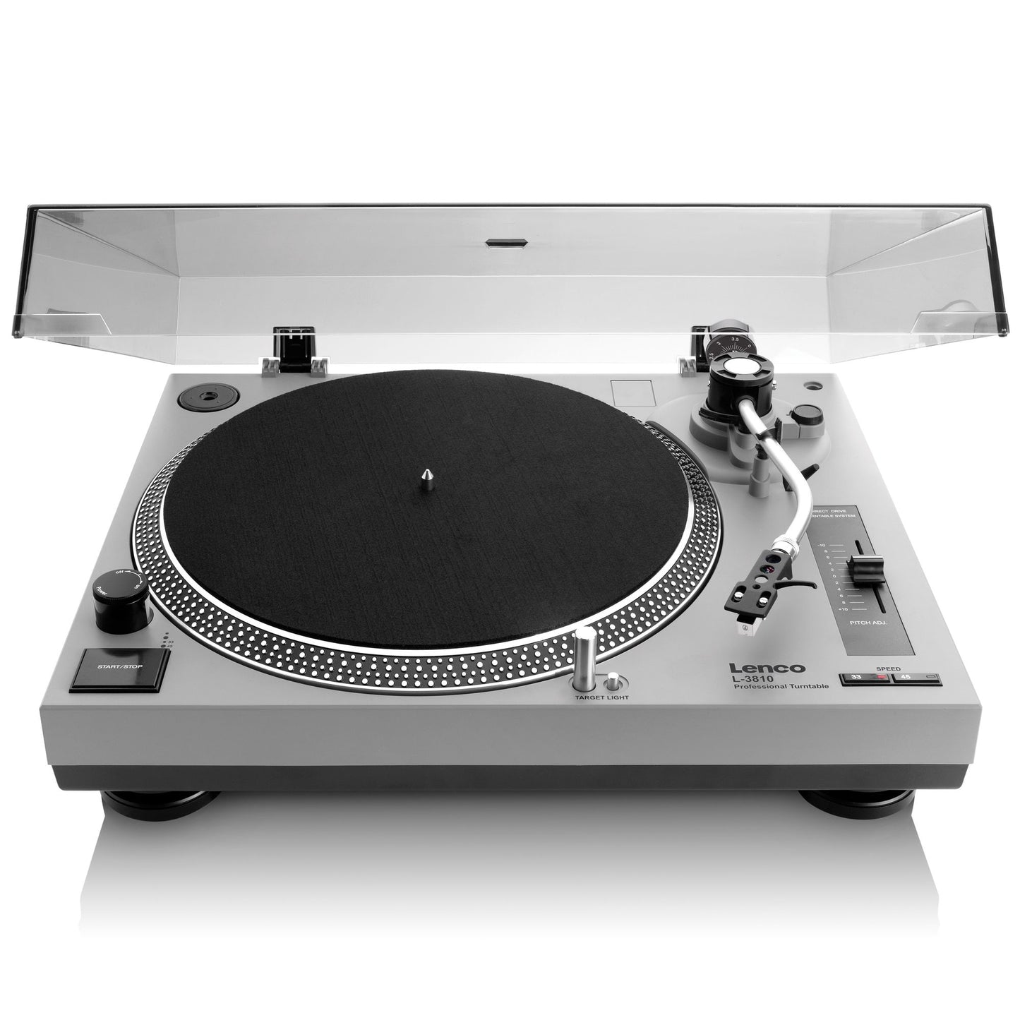 Direct Drive Turntable with USB Recording, Grey