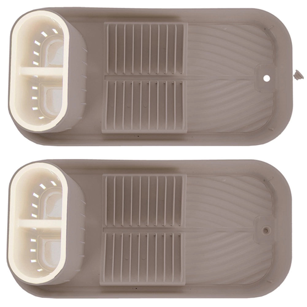Dish Drainer Rack with Cutlery Holder, 39x19.5x11 cm