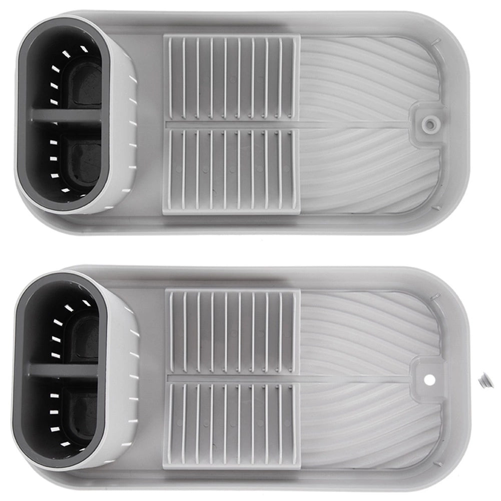 Dish Drainer Rack with Utensil Holder, Gray, 39x19.5x11 cm
