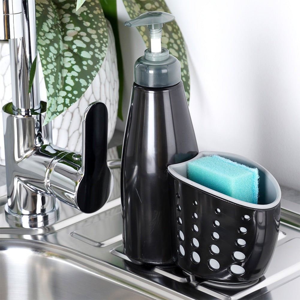 Dish Soap Dispenser with Sponge Holder, 370 ml