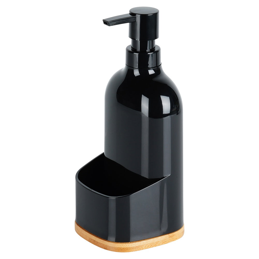 Dish Soap Dispenser with Sponge Holder, Black, 500 ml