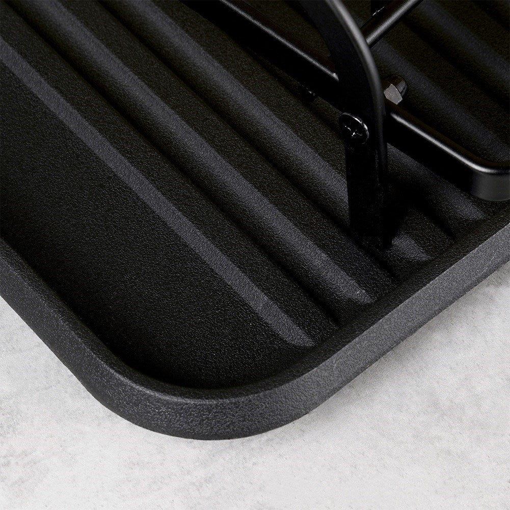 Dish drainer black 2-level 48.5x32x23.5 cm