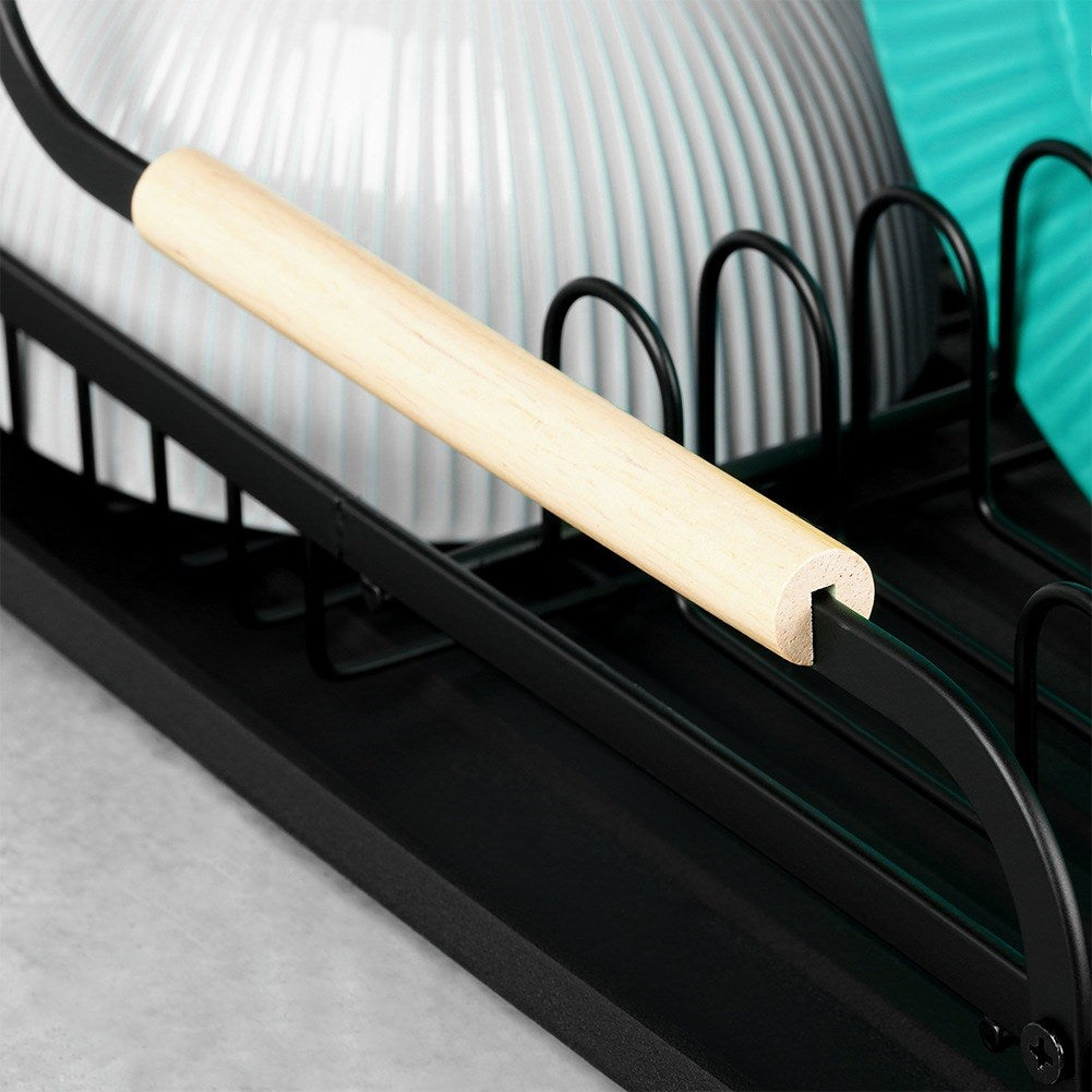 Dish drainer black 2-level 48.5x32x23.5 cm
