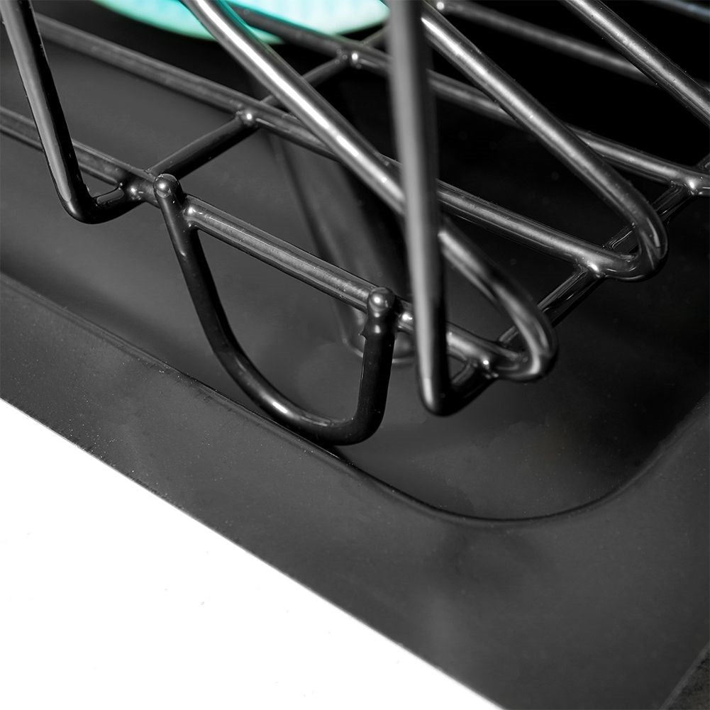 Dish drainer black 35x29x13.5 cm