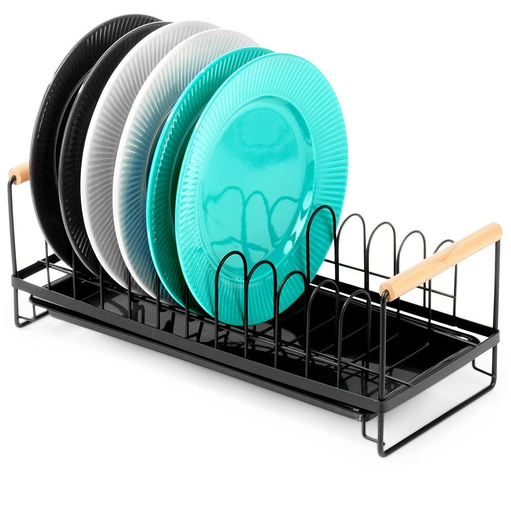 Dish drainer black 39x16x14.5 cm